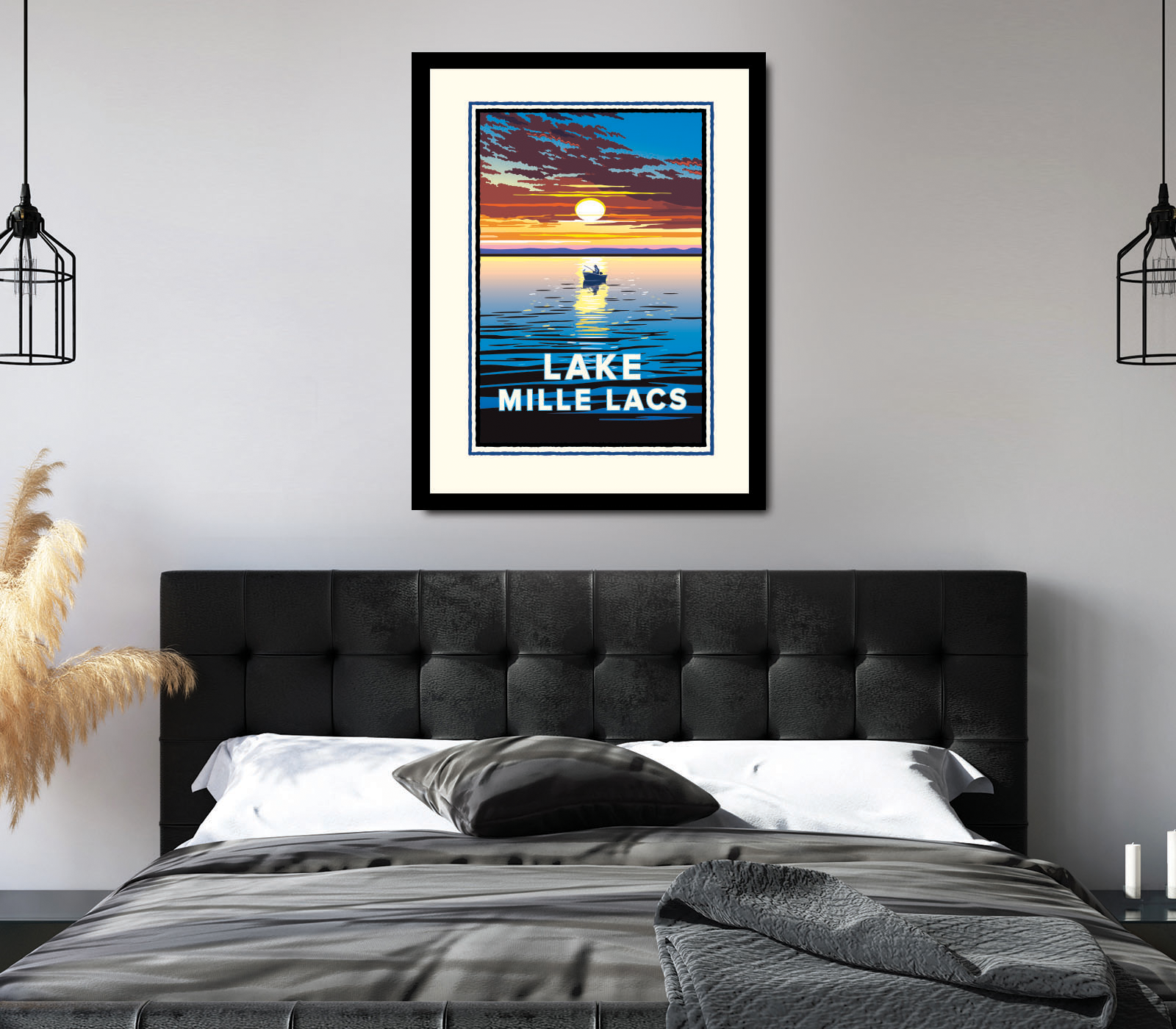 Landmark MN | Lake Mille Lacs Art Print