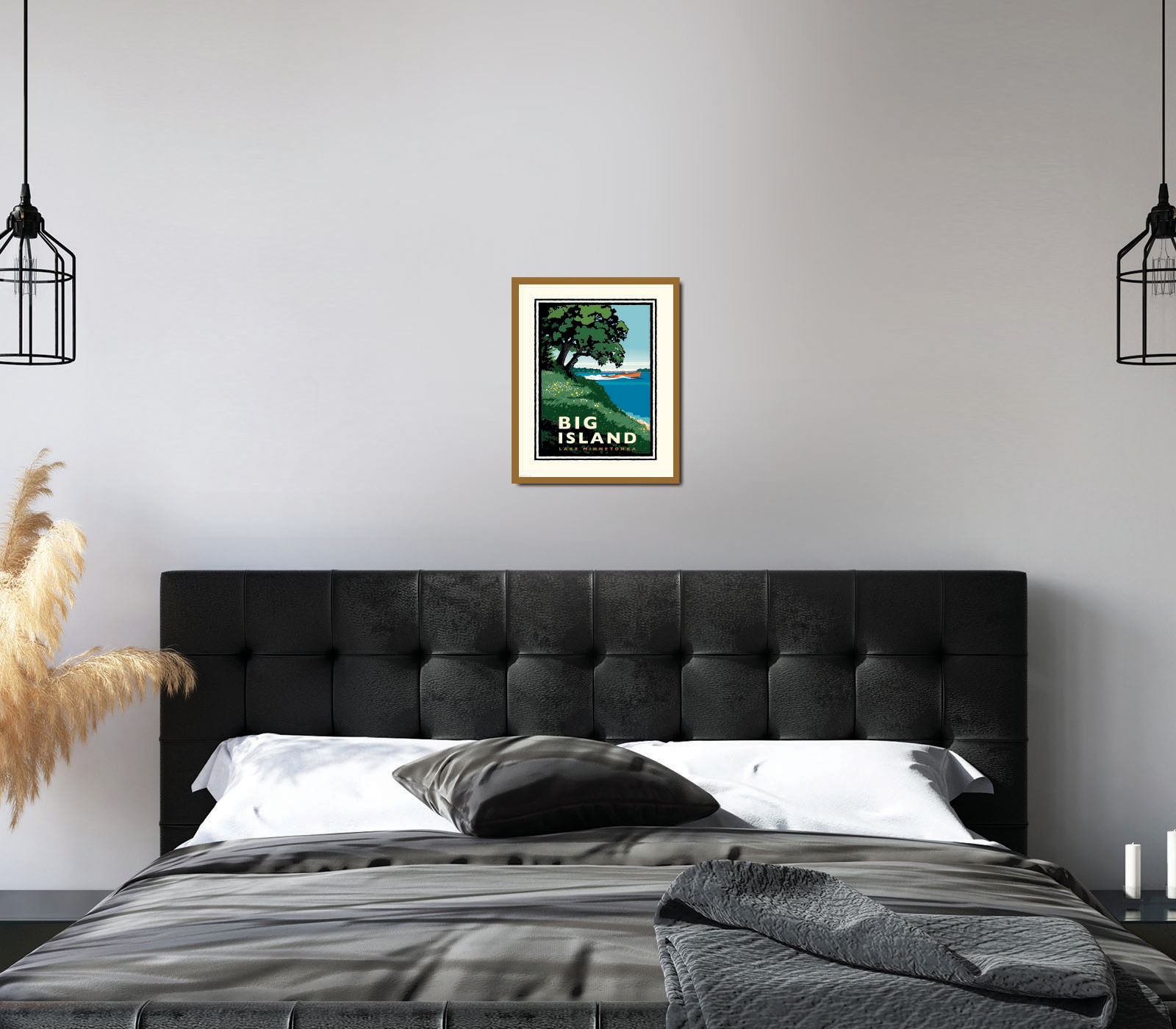 Landmark MN | Lake Minnetonka Big Island Art Print