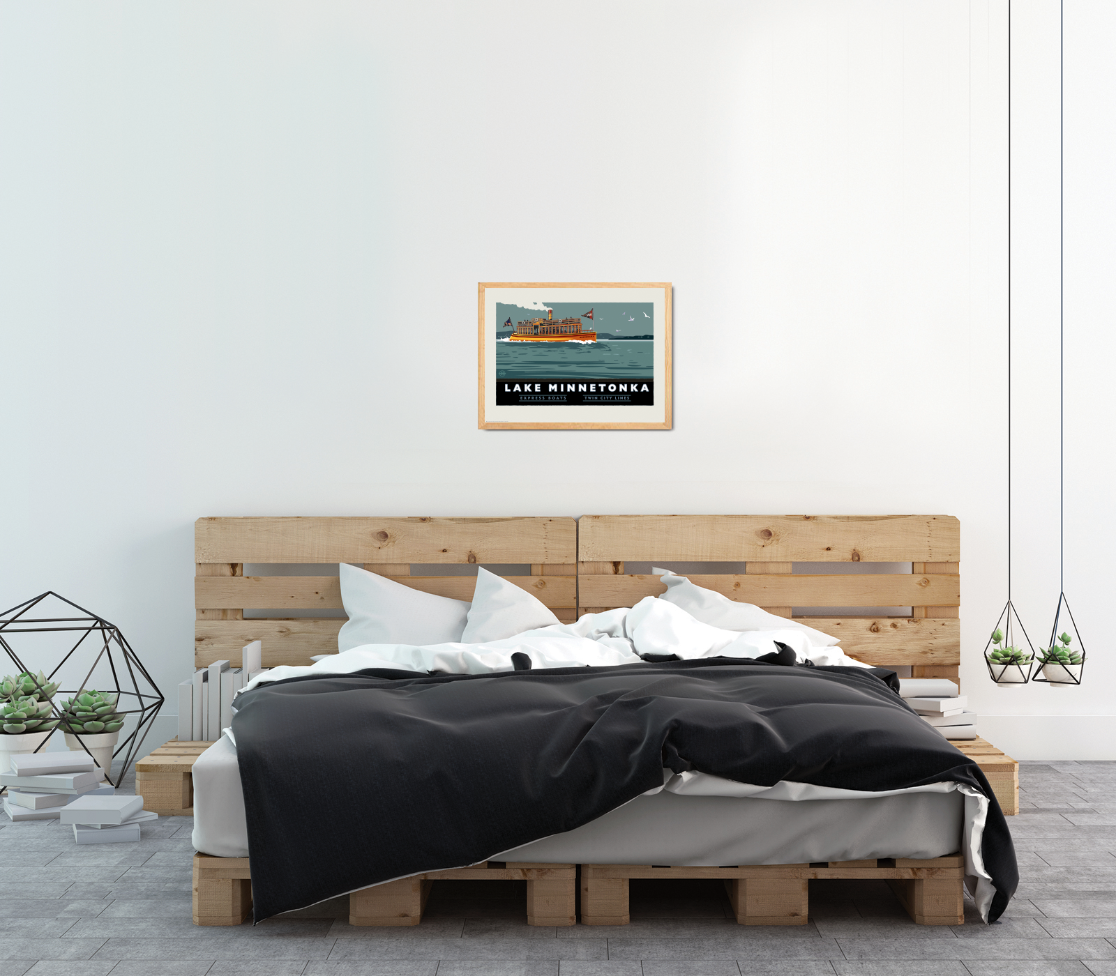 Landmark MN | Lake Minnetonka Express Boat Art Print