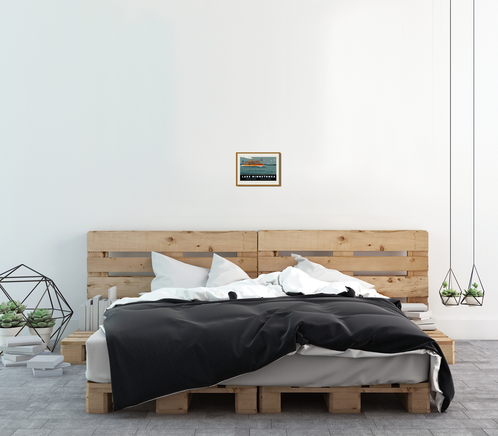 Landmark MN | Lake Minnetonka Express Boat Art Print