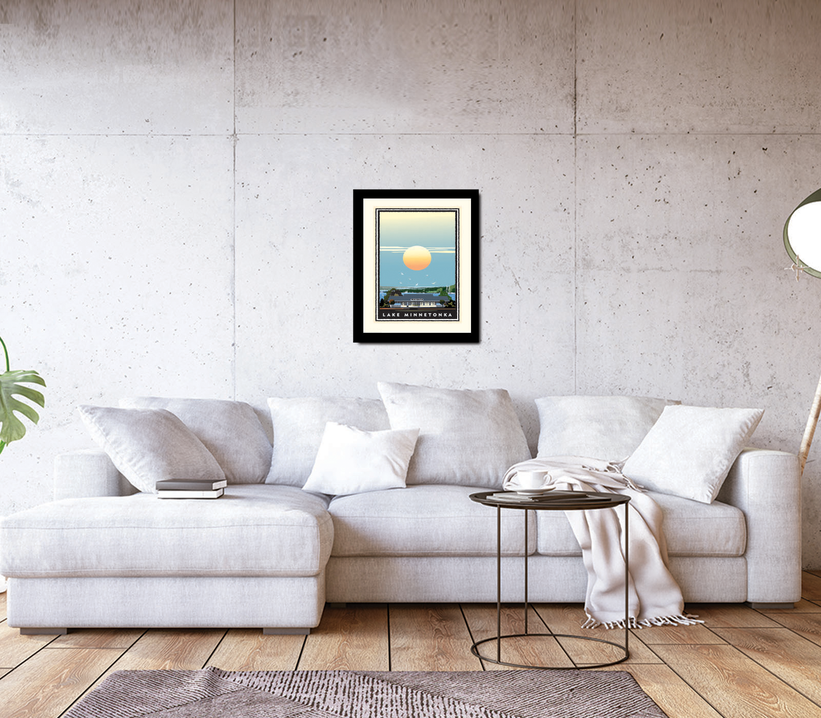 Landmark MN | Lake Minnetonka Wayzata Stationview Art Print