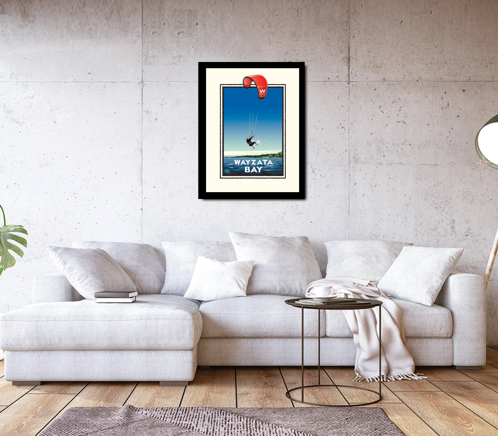 Landmark MN | Lake Minnetonka Wayzata Bay Art Print