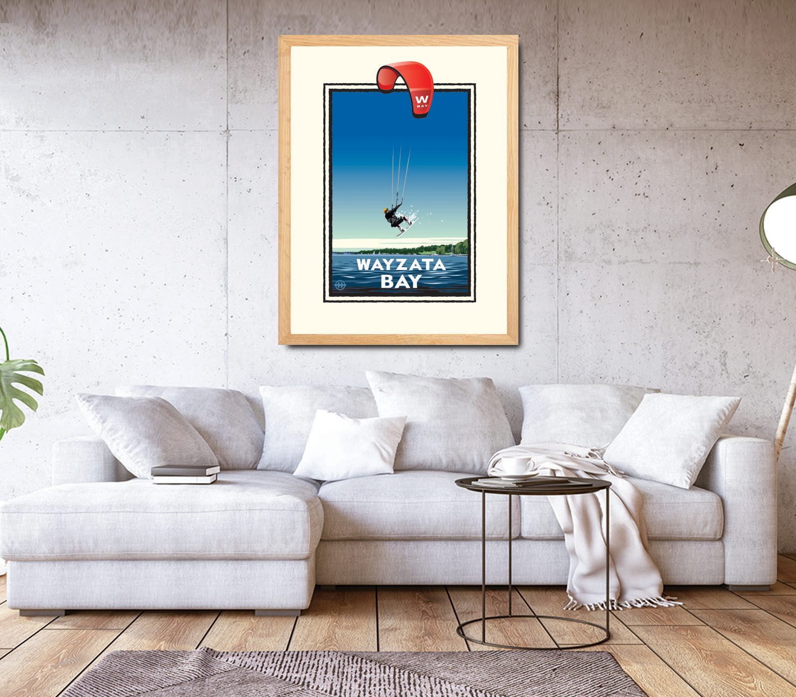 Landmark MN | Lake Minnetonka Wayzata Bay Art Print