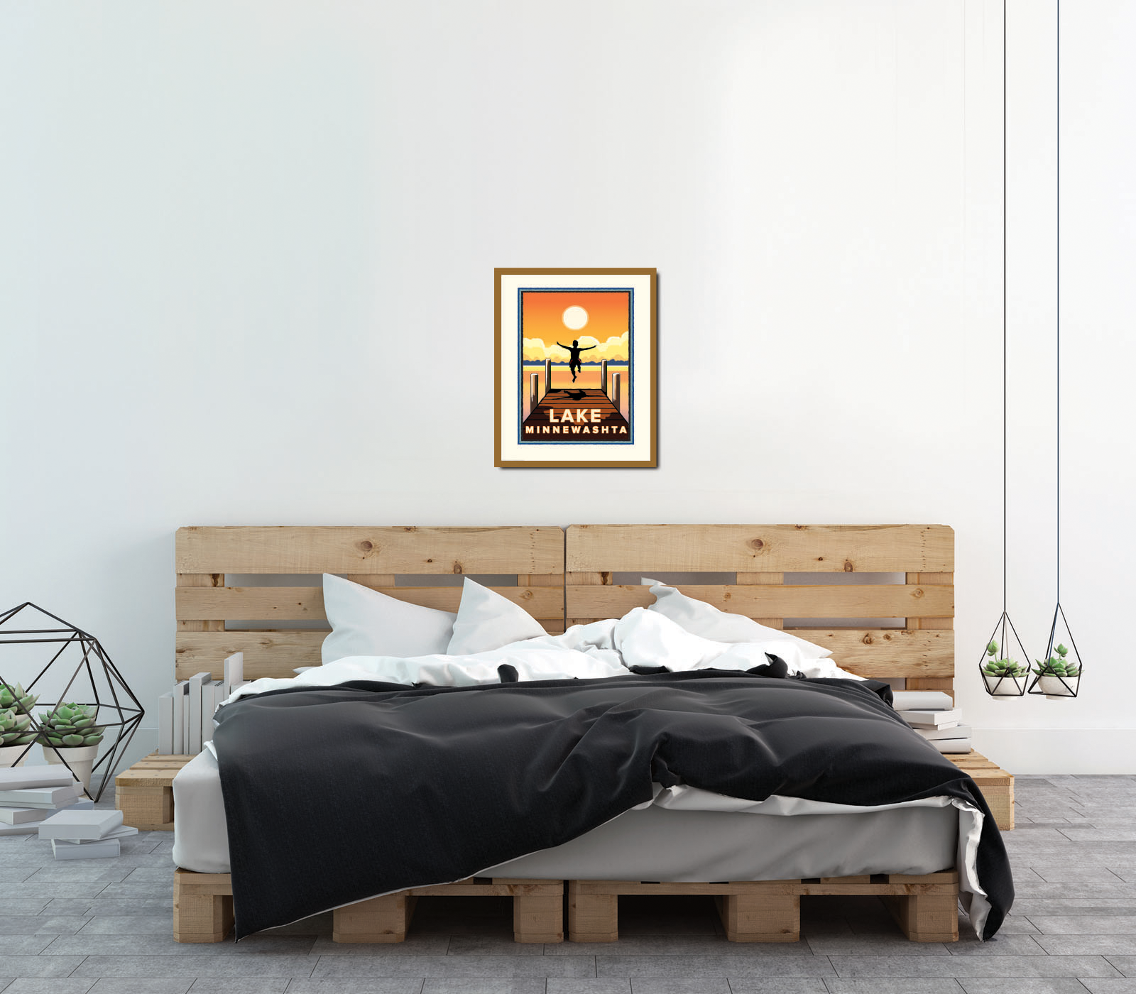 Landmark MN | Lake Minnewashta Art Print