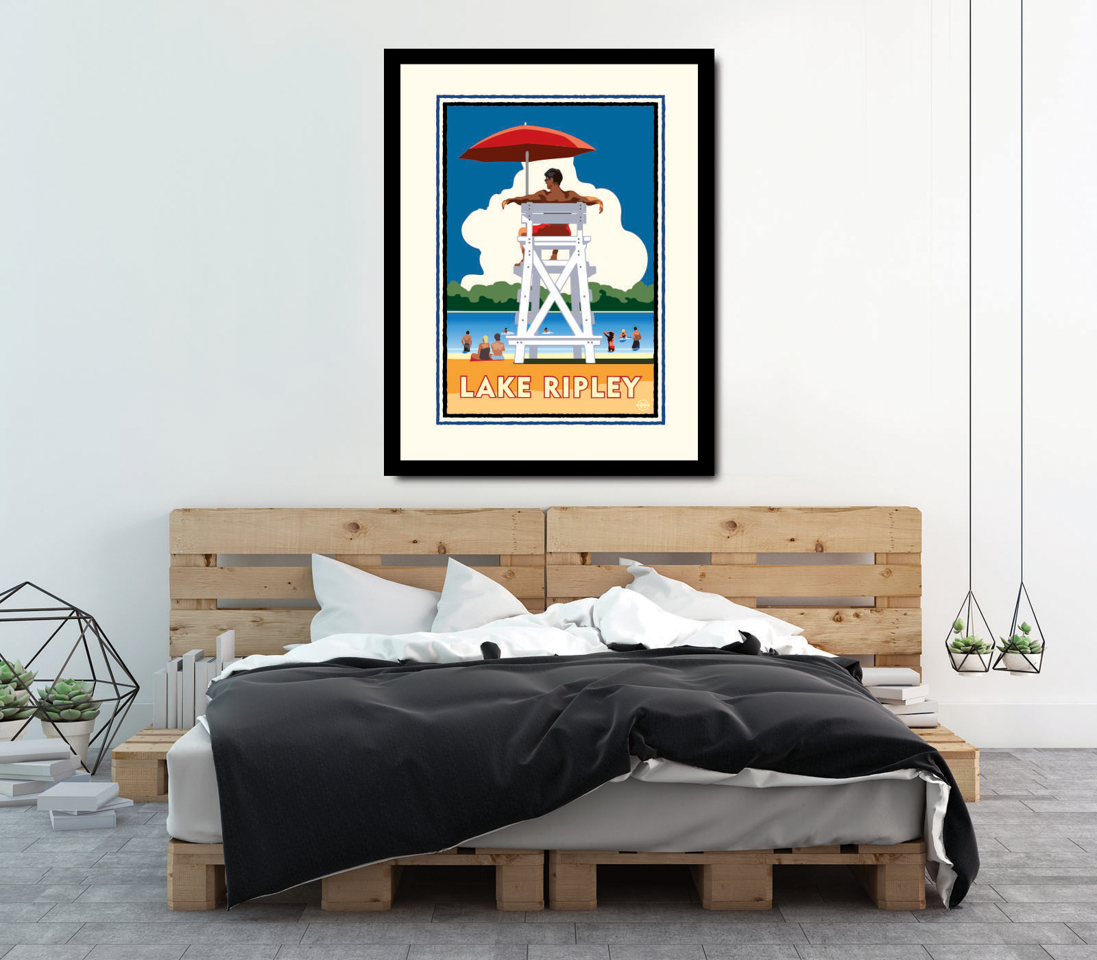 Landmark MN | Lake Ripley Litchfield Art Print