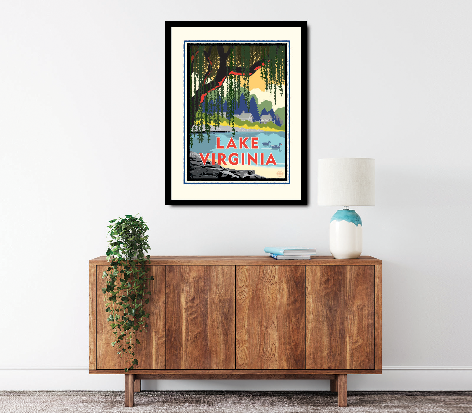 Landmark MN | Lake Virginia Art Print