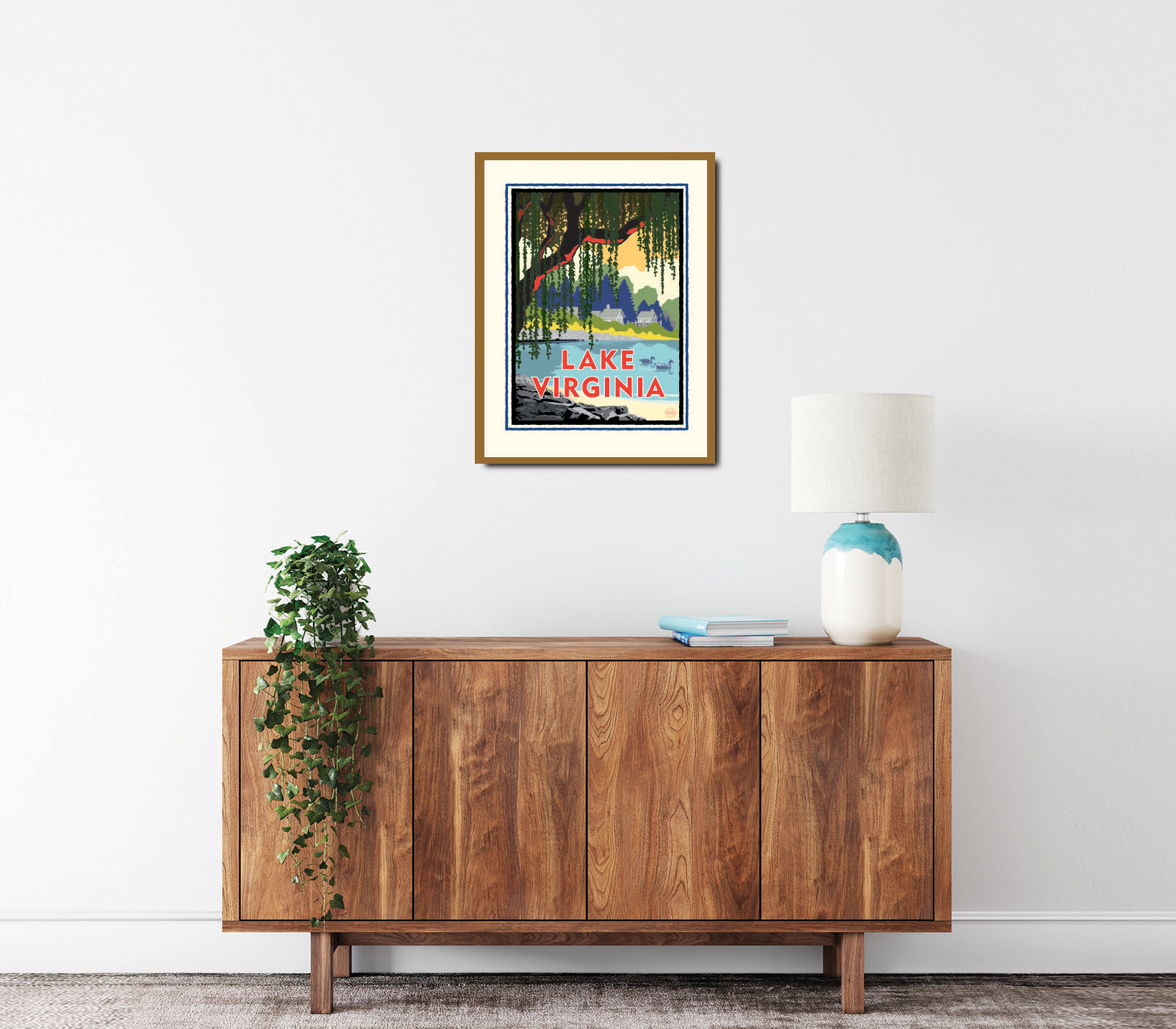 Landmark MN | Lake Virginia Art Print