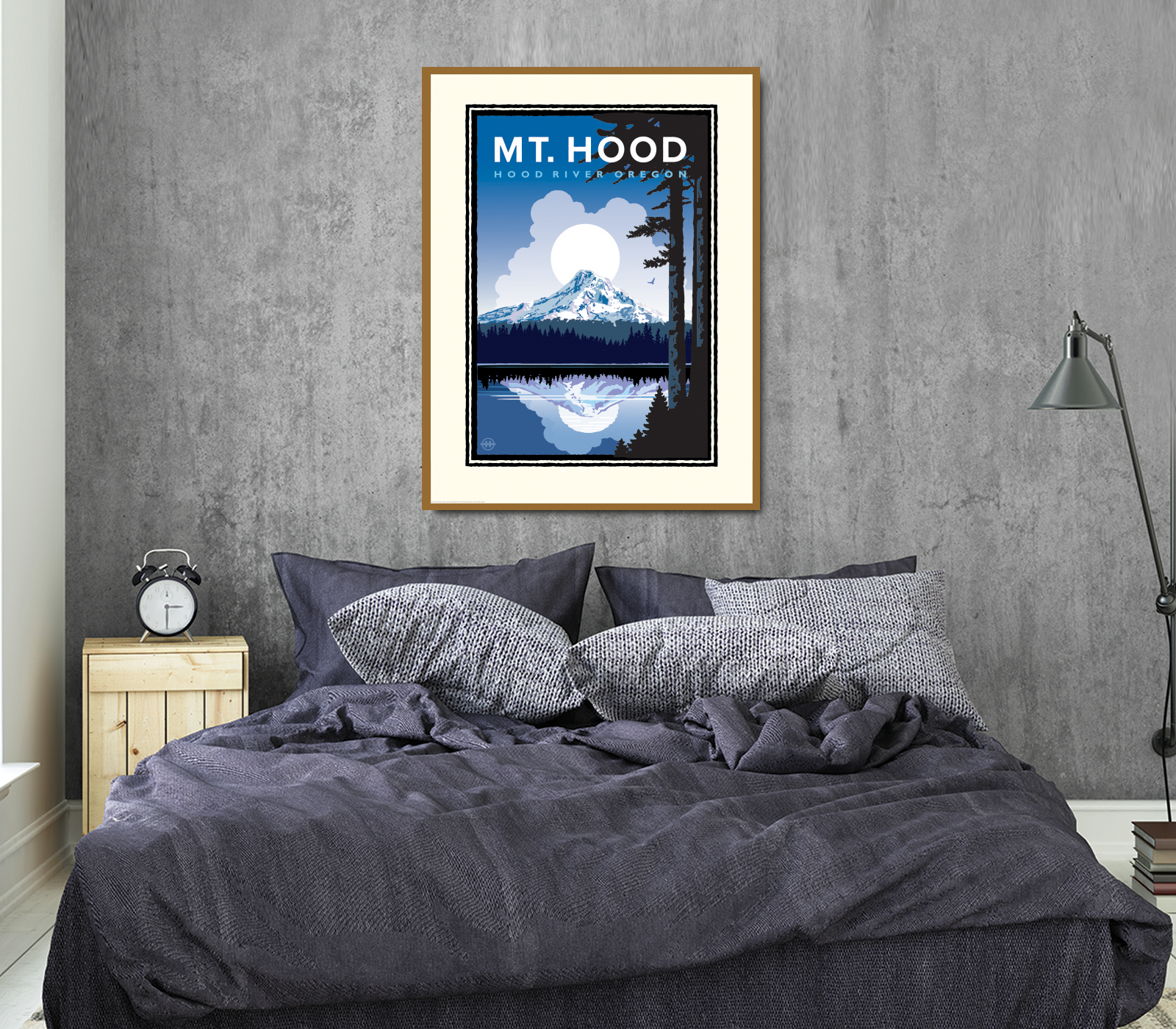 Landmark OR | Mount Hood Art Print