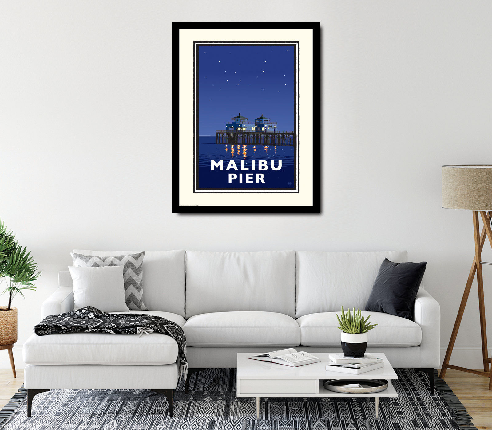 Landmark CA | Malibu Pier Night