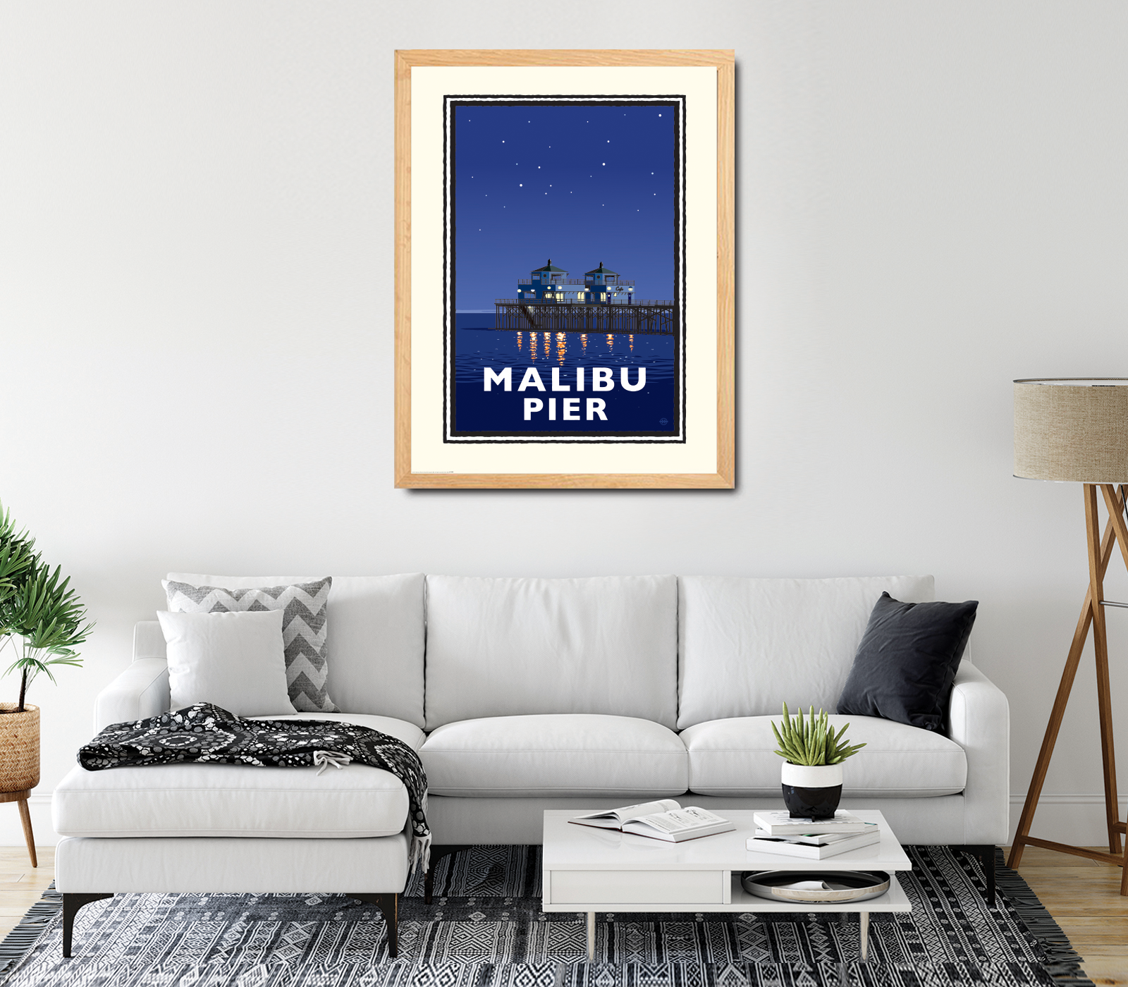 Landmark CA | Malibu Pier Night