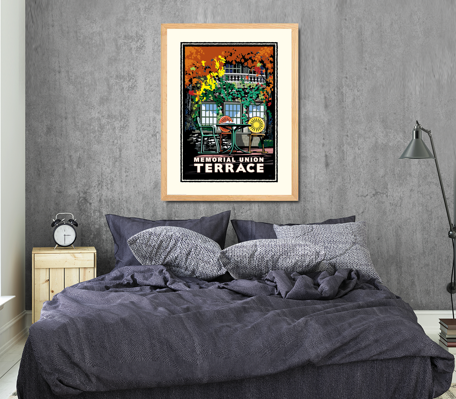 Landmark WI | UW Madison Memorial Union Art Print