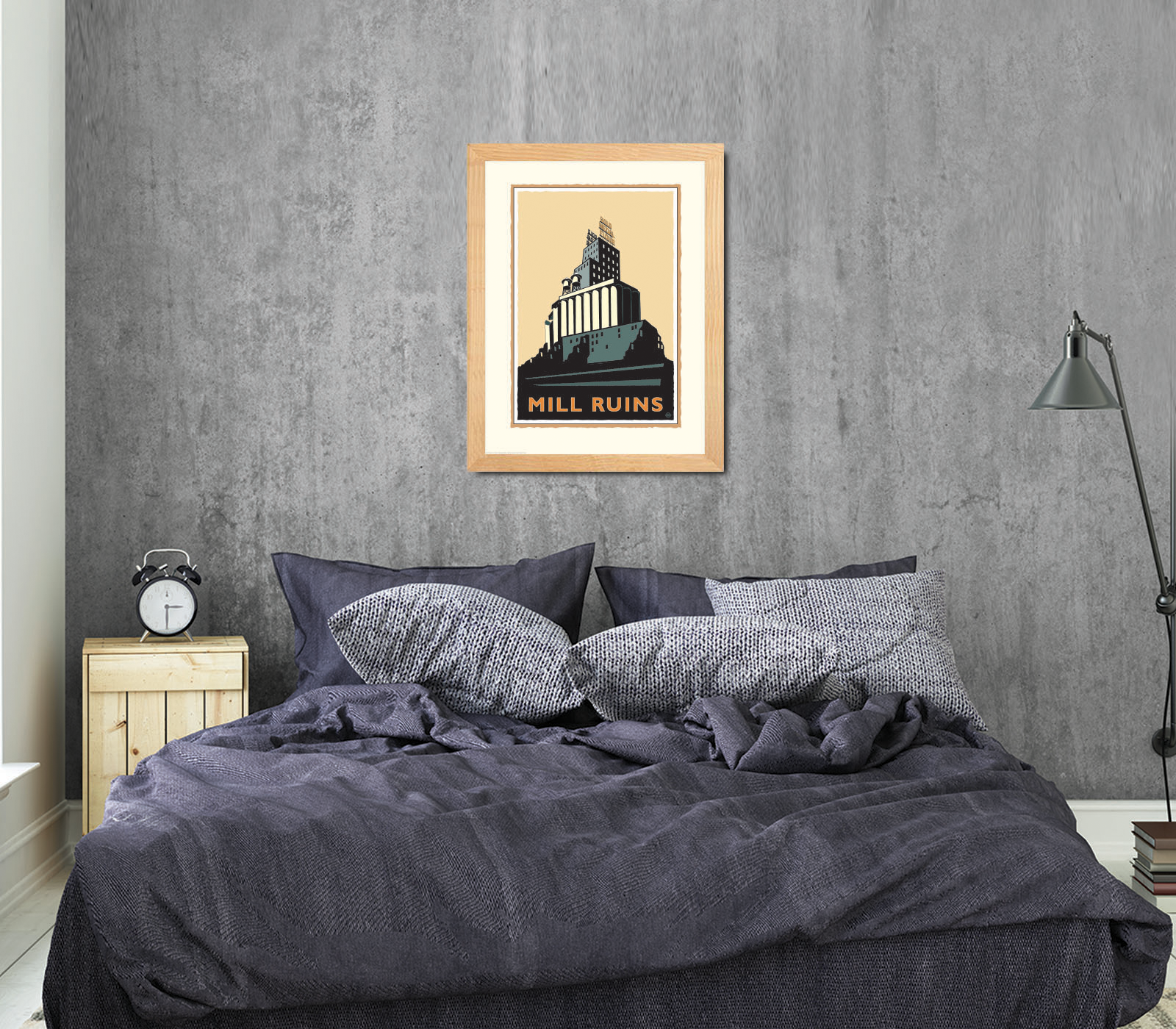 Landmark MN | Mill Ruins Minneapolis Art Print