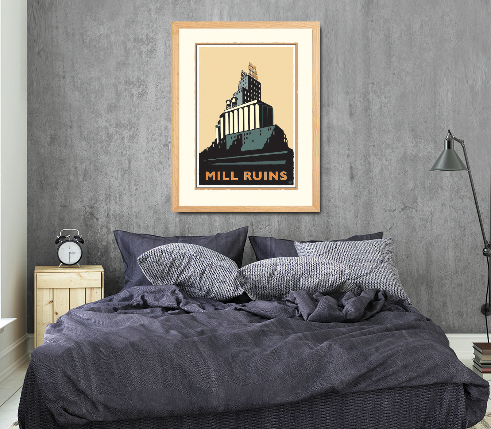 Landmark MN | Mill Ruins Minneapolis Art Print