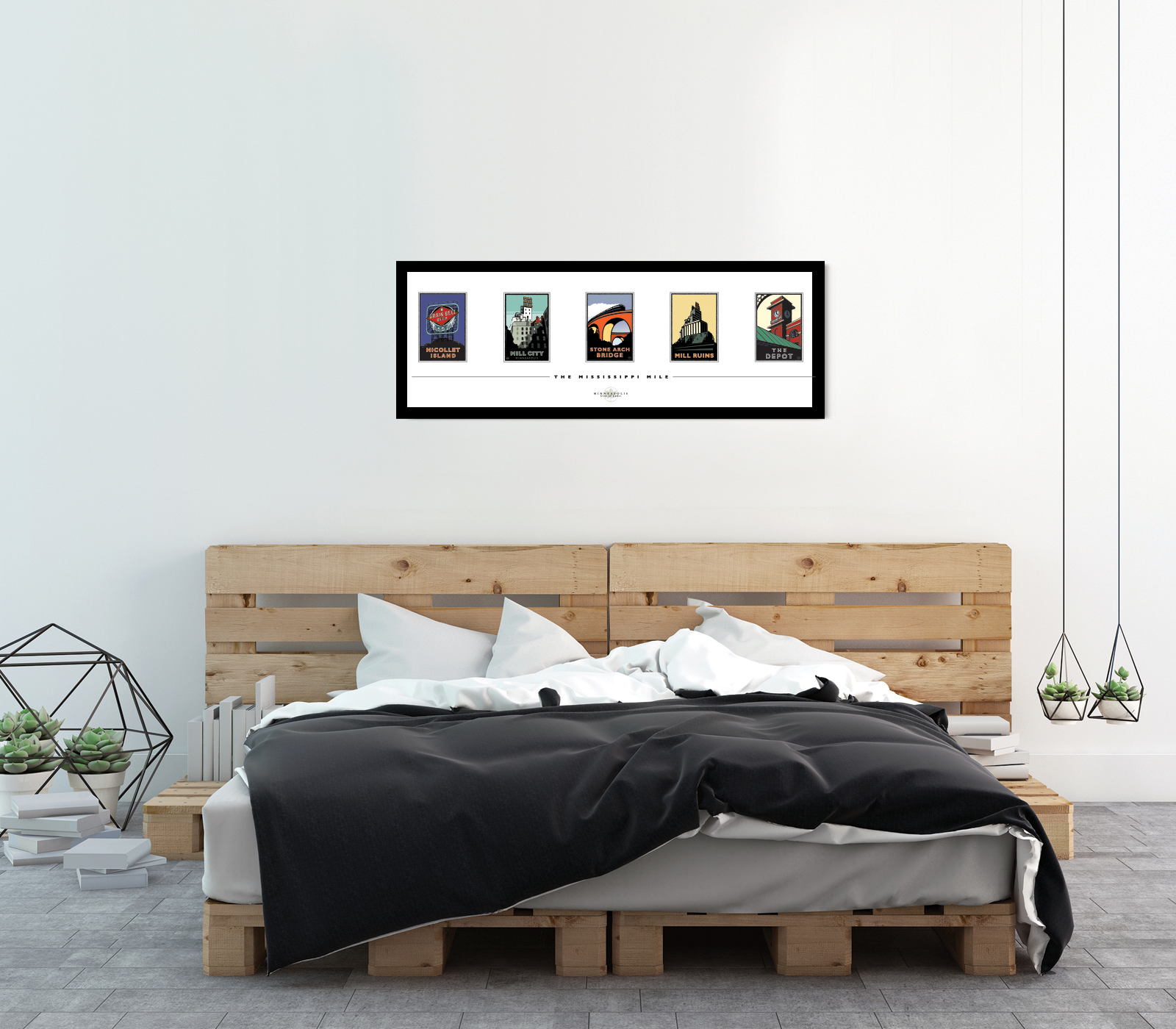 Landmark MN | The Mississippi Mile Collection Art Print