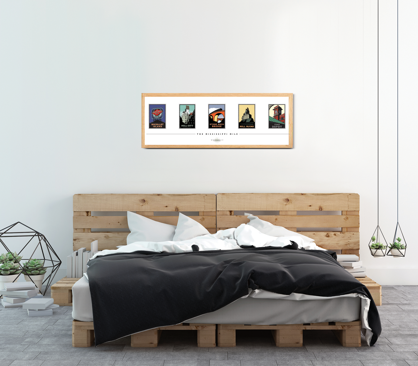 Landmark MN | The Mississippi Mile Collection Art Print