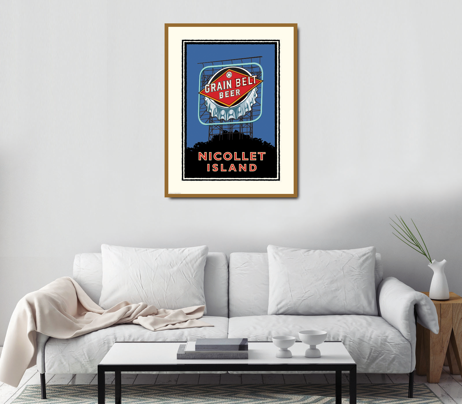 Landmark MN | Nicollet Island Grain Belt Bridge