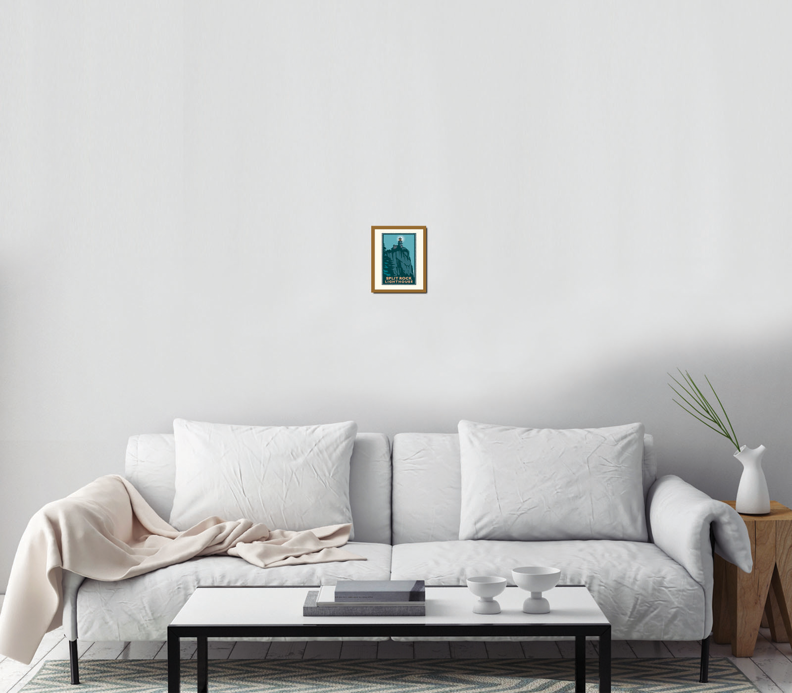 Landmark MN | Split Rock Lighthouse Night North Shore Art Print