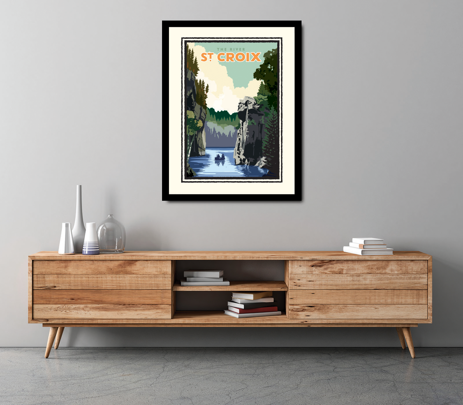Landmark MN | St. Croix the River Art Print