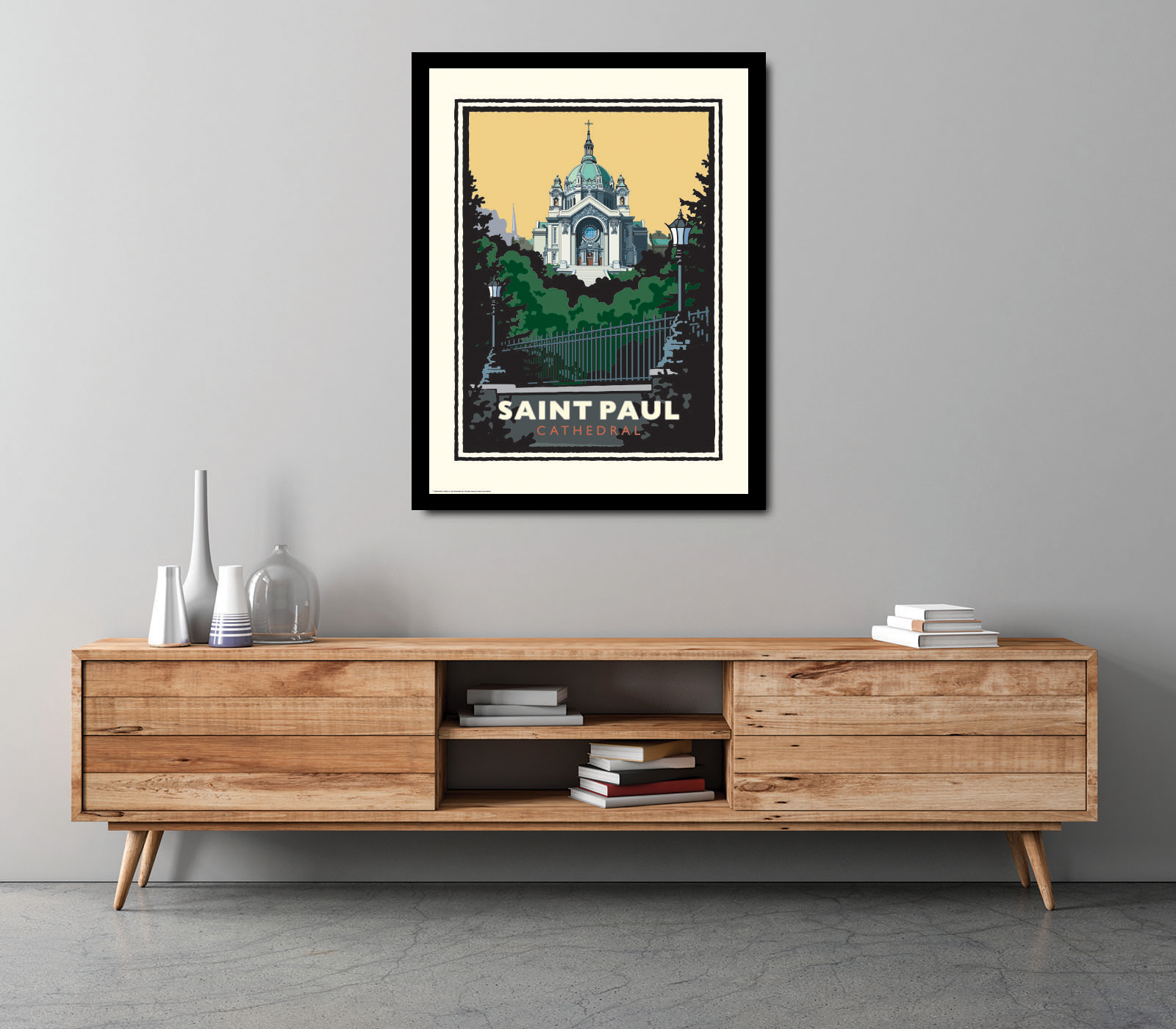 Landmark MN | Saint Paul Cathedral Art Print