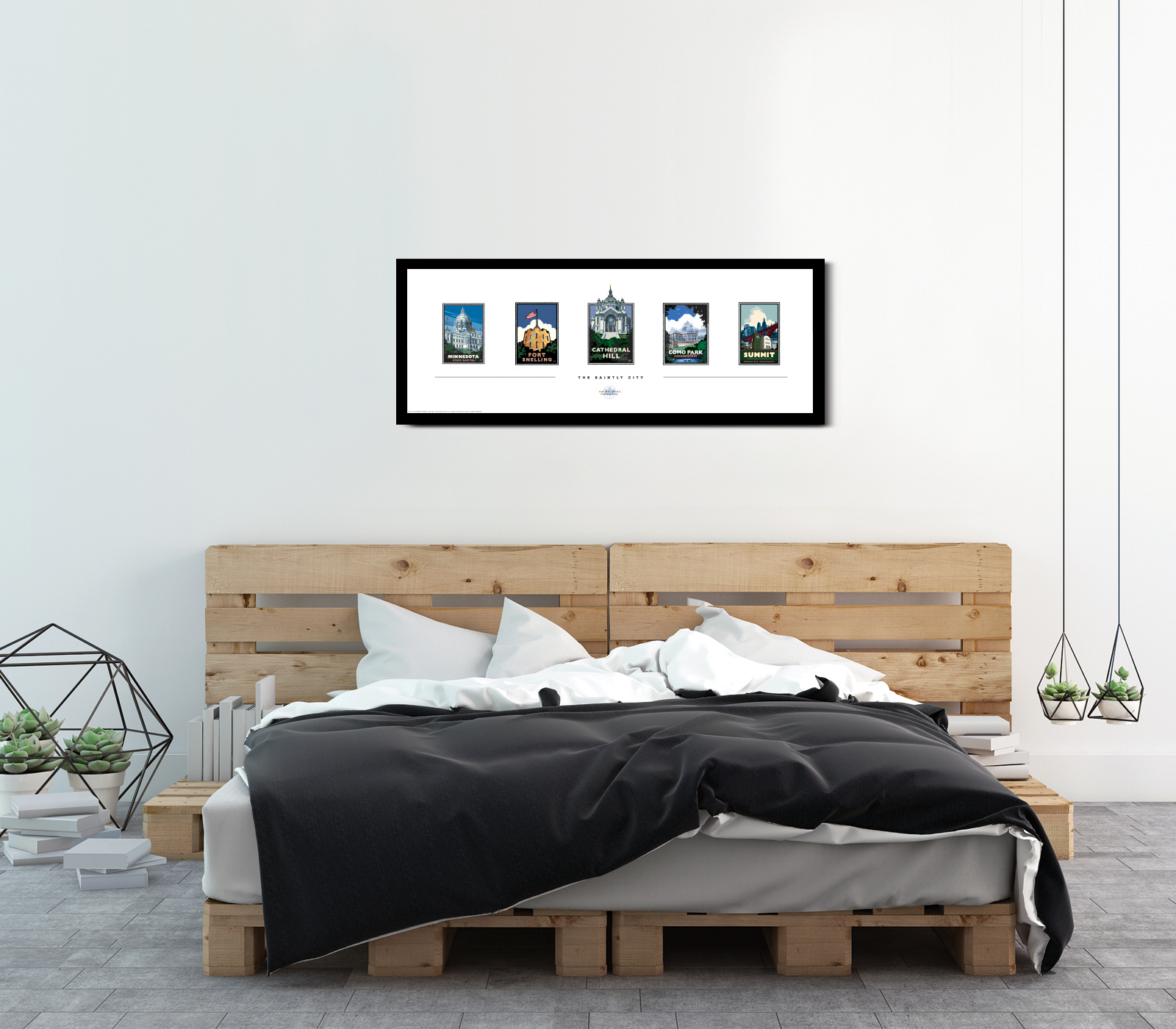 Landmark MN | The Saintly City Collection St Paul Art Print