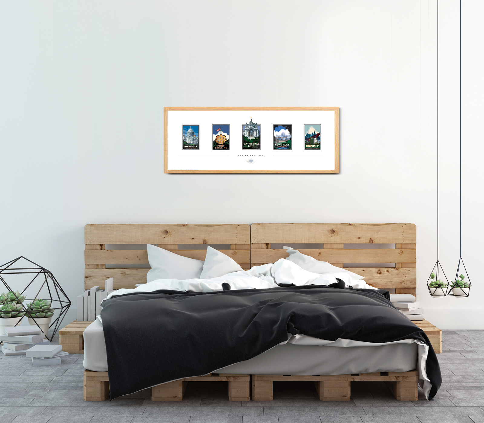 Landmark MN | The Saintly City Collection St Paul Art Print