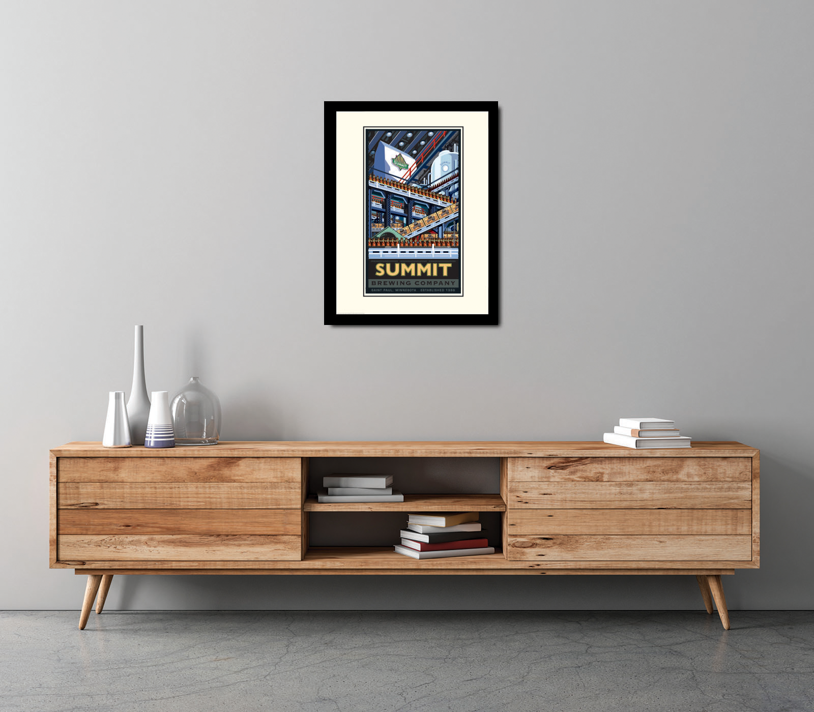 Landmark MN | Summit Brewing Company Bottling Art Print