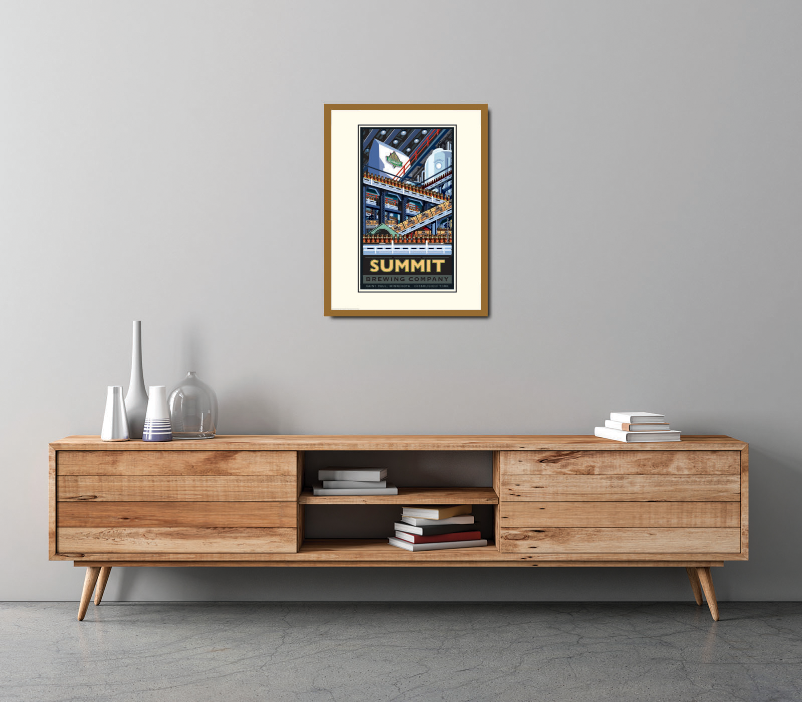 Landmark MN | Summit Brewing Company Bottling Art Print