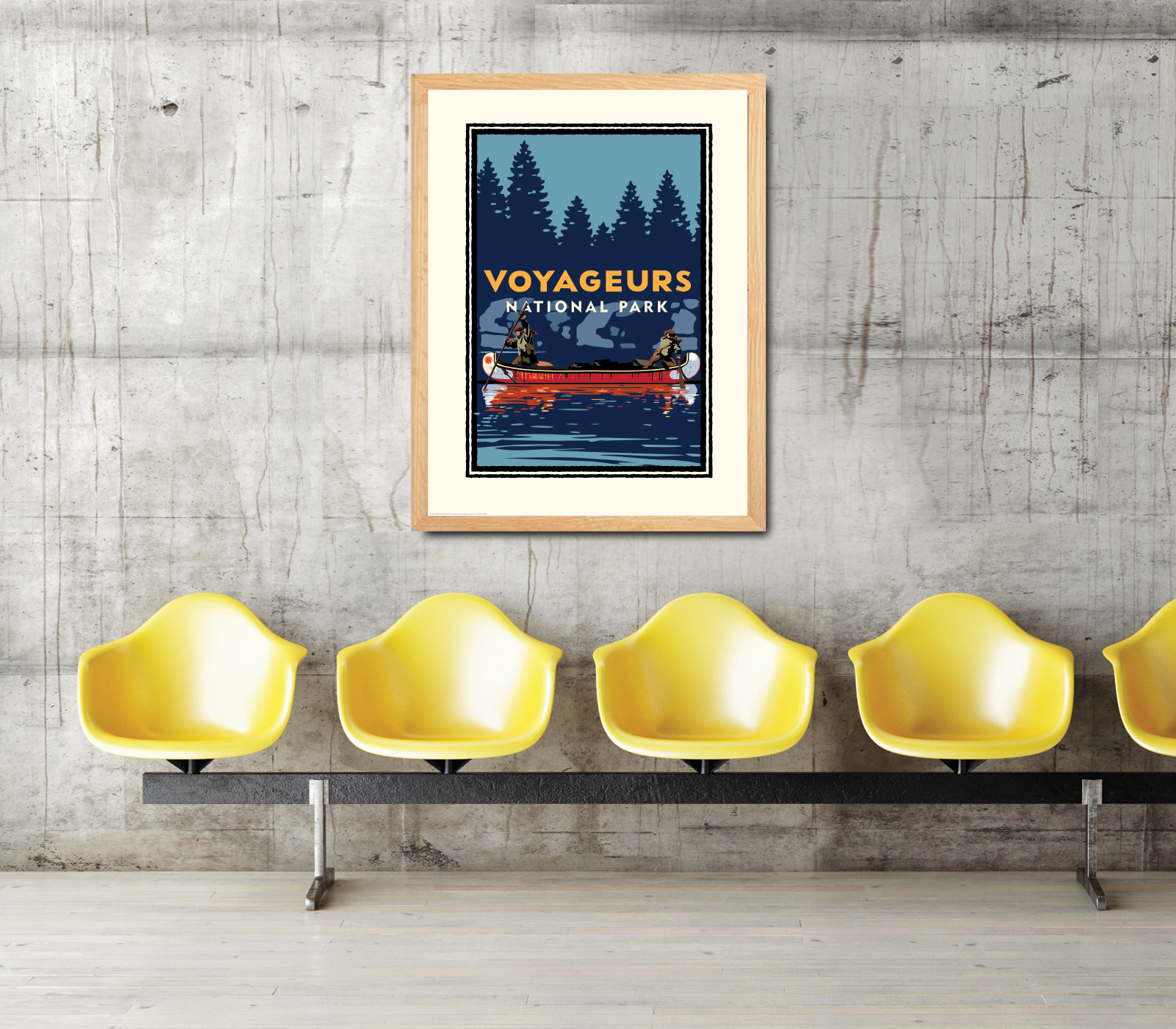 Landmark National Parks | Voyageurs Canoe