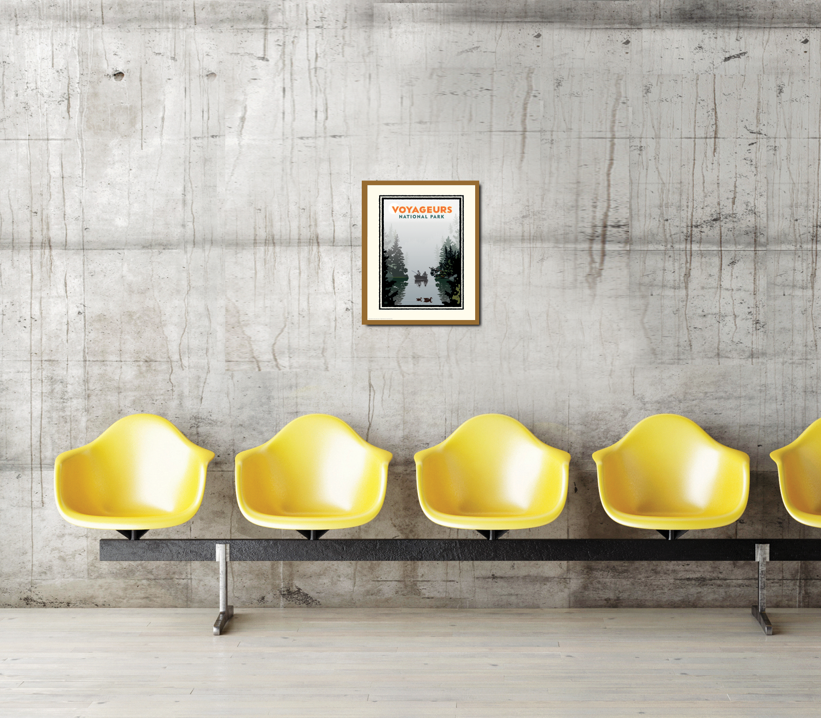 Landmark National Parks | Voyageurs Misty Lake Art Print