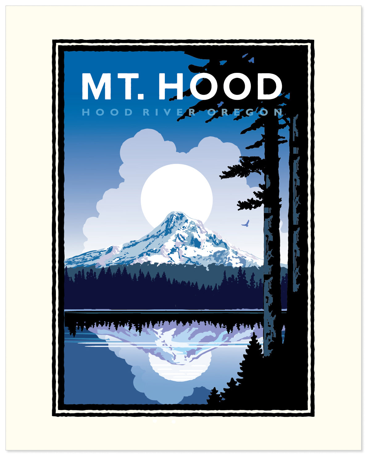 Landmark OR | Mount Hood Art Print