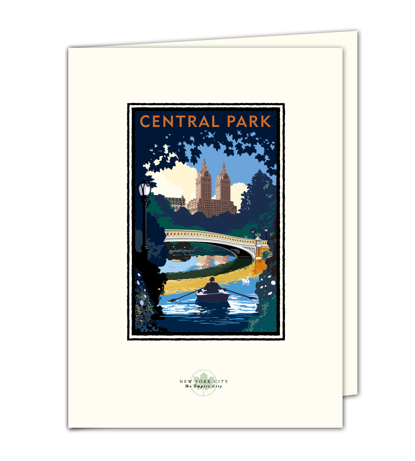 Landmark NY | Central Park Bridge Day NYC Art Print