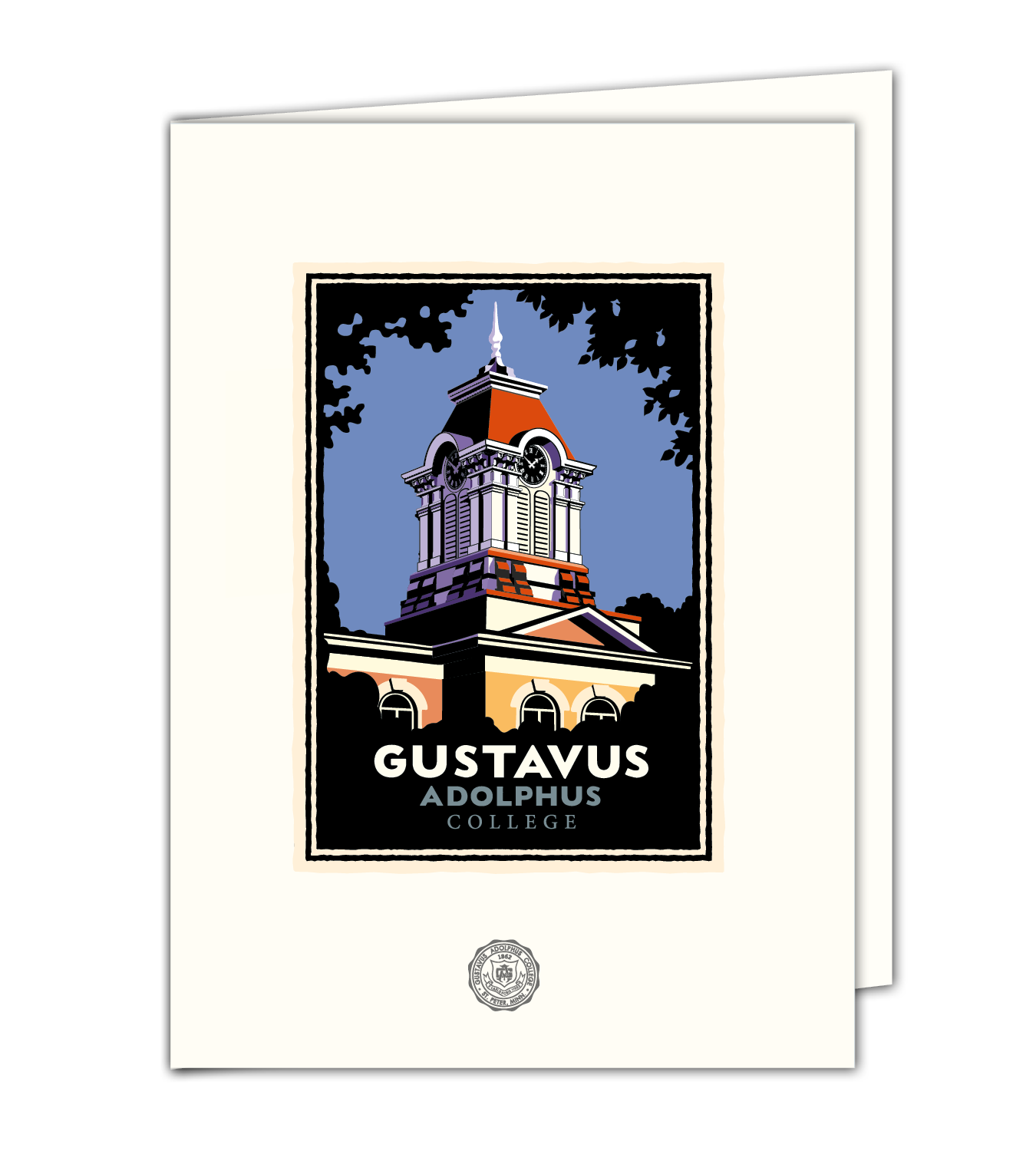 Landmark MN | Gustavus Old Main Tower Art Print