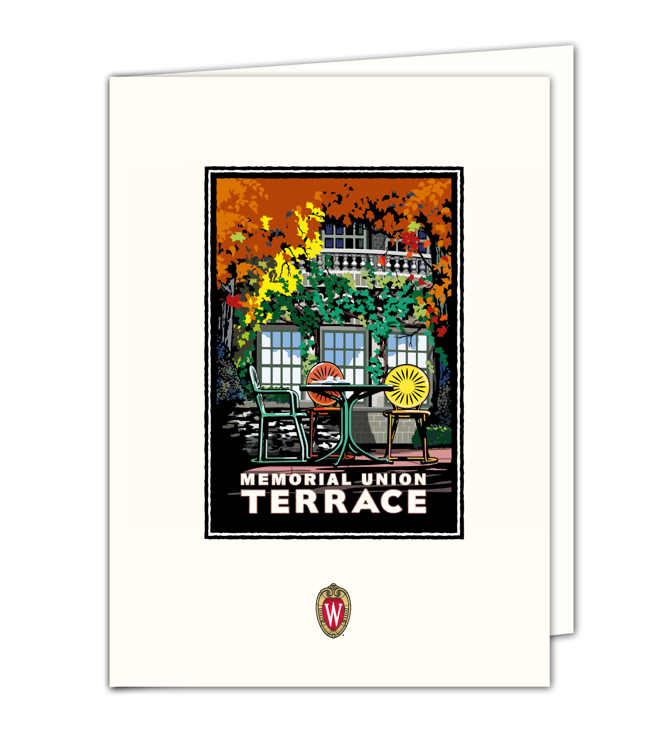 Landmark WI | UW Madison Memorial Union Art Print