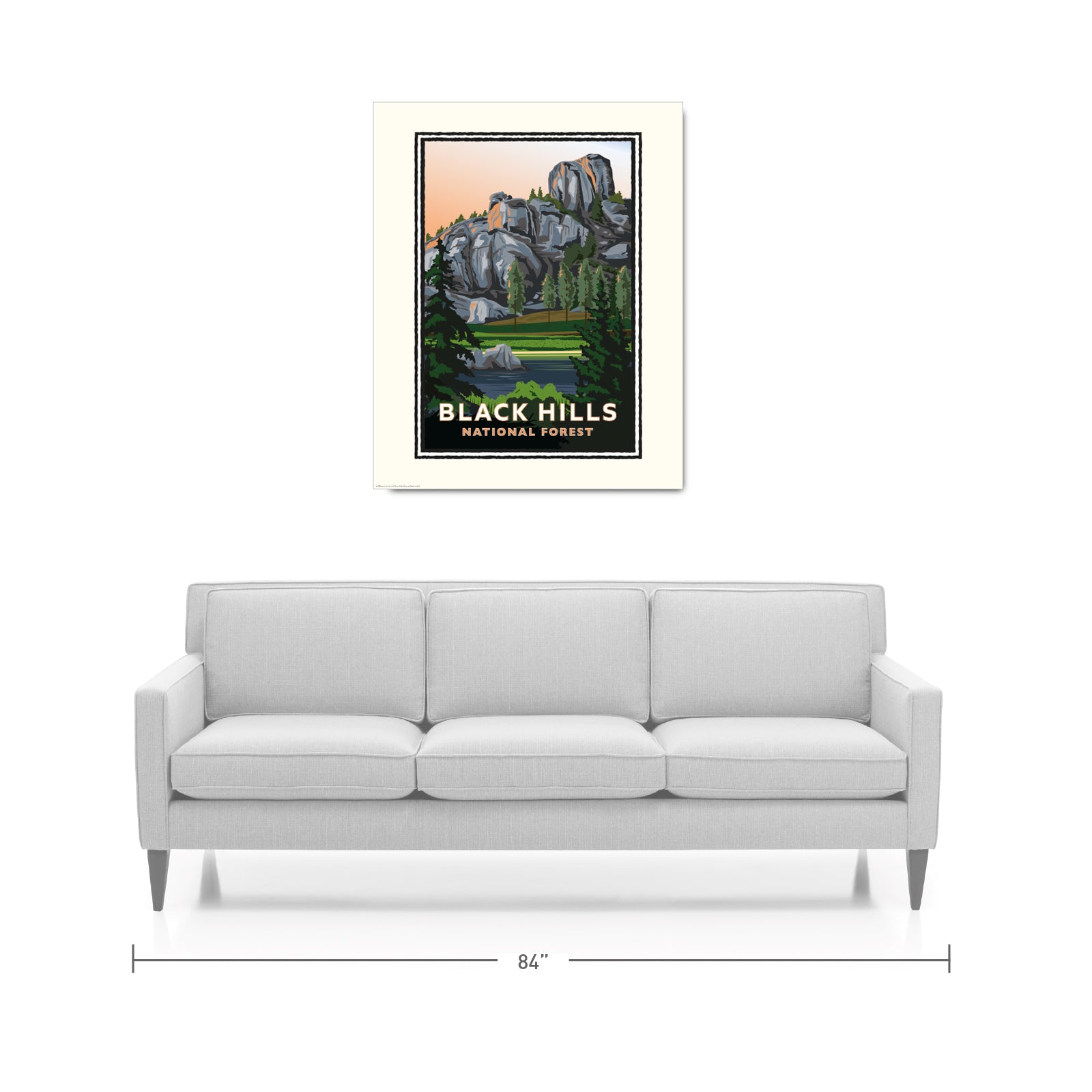 Landmark SD | Black Hills National Forest Art Print