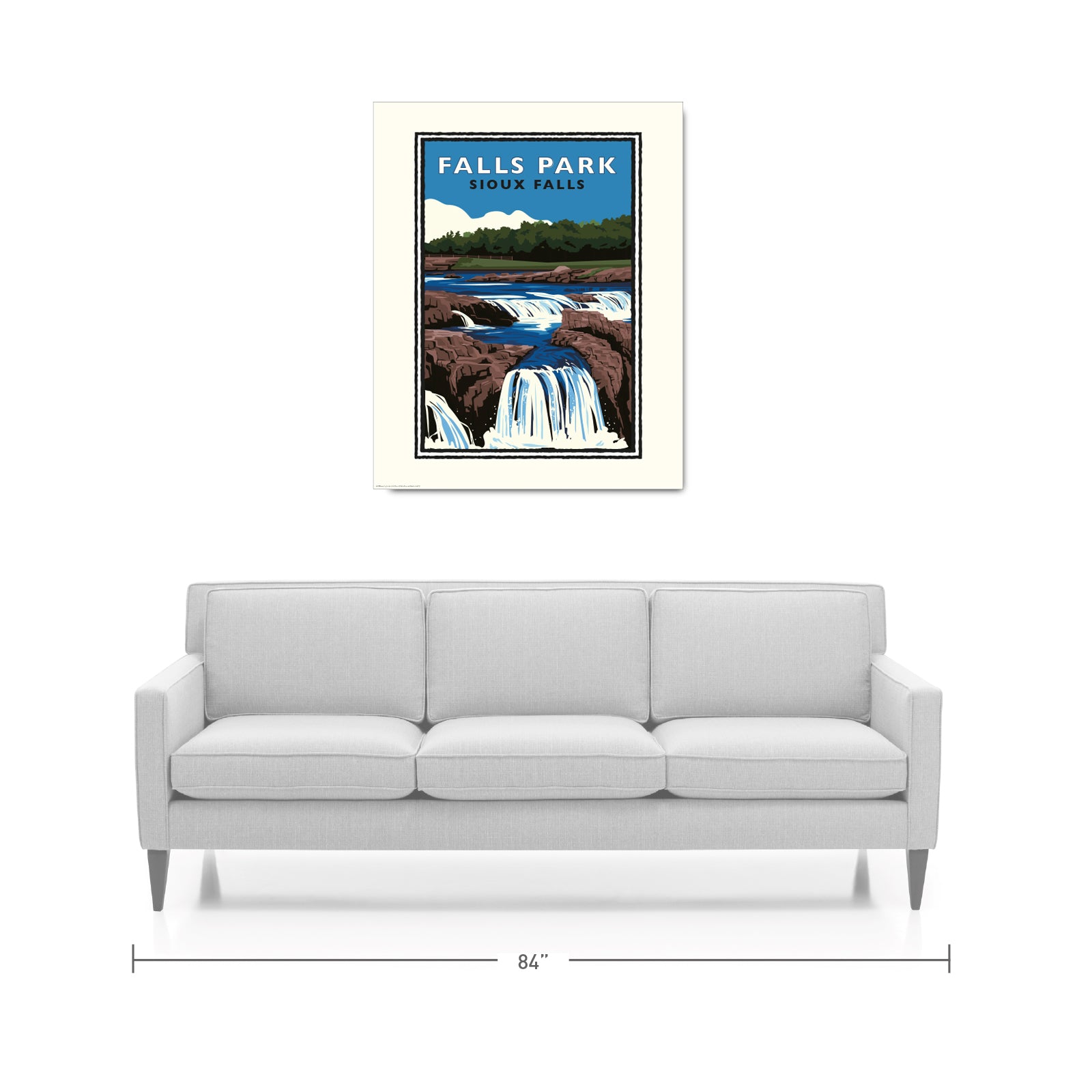 Landmark SD | Falls Park Sioux Falls Art Print