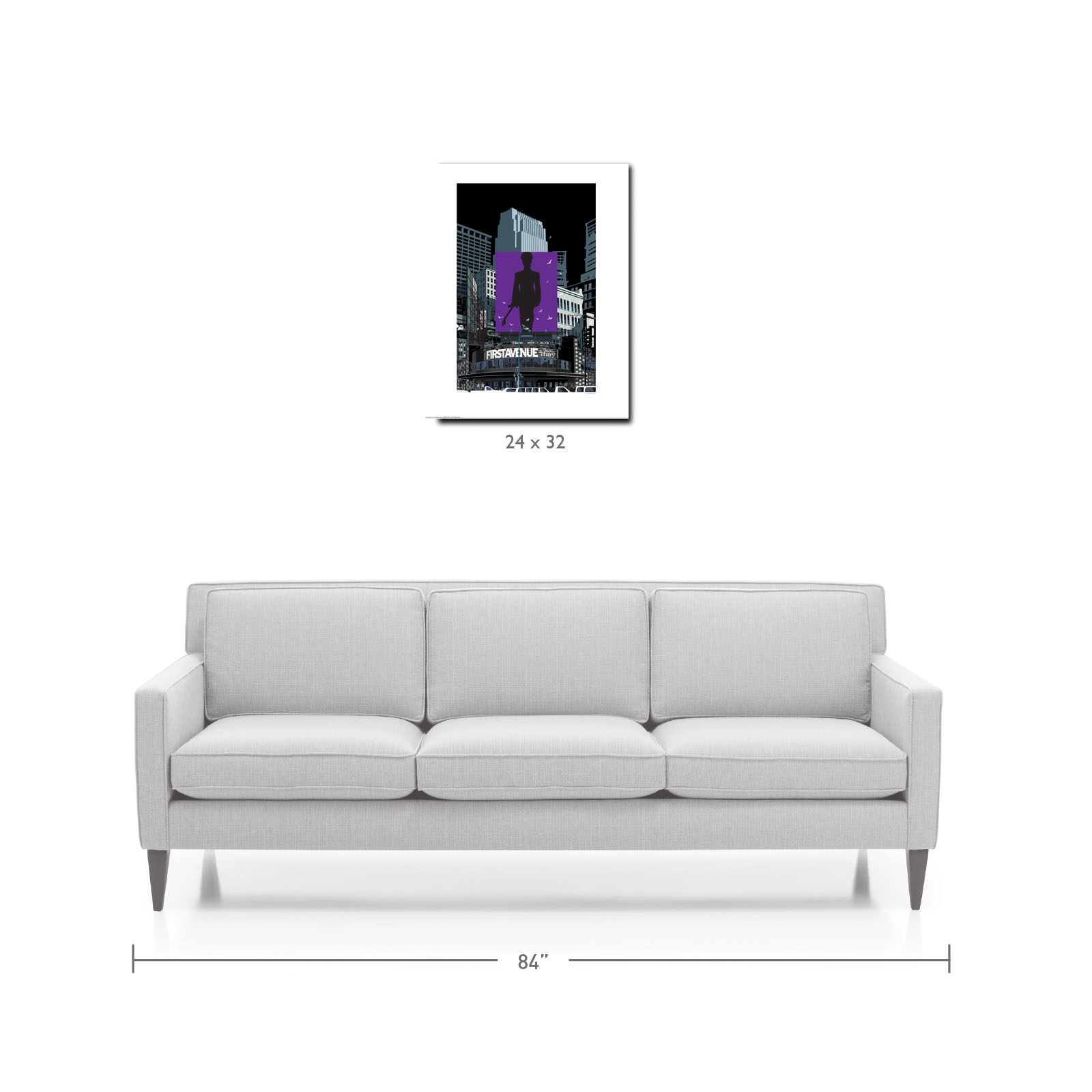 Landmark City MN | First Avenue Purple One Minneapolis Art Print