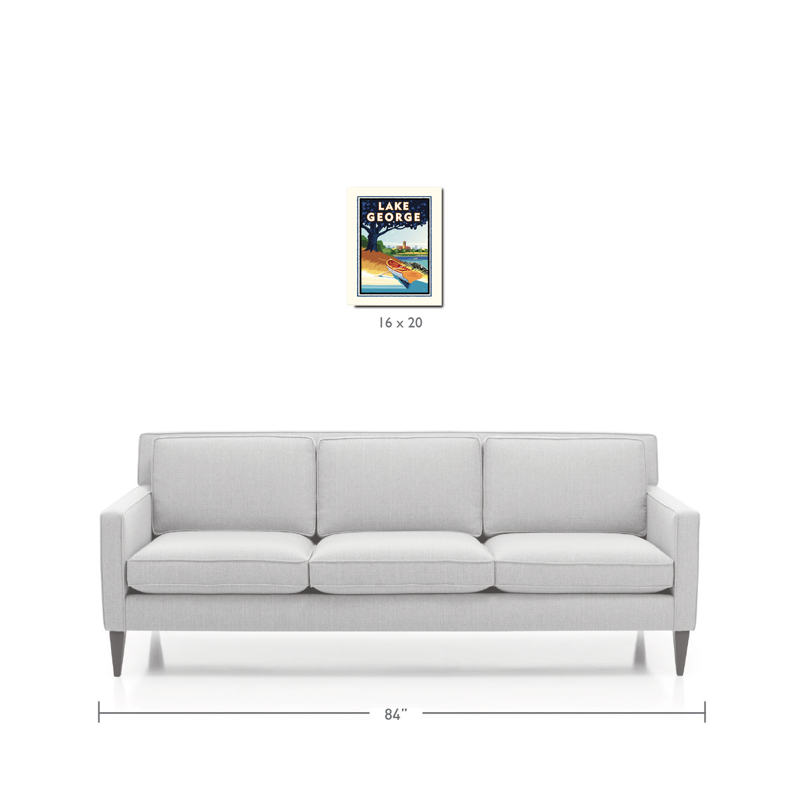 Landmark MN | Lake George Art Print