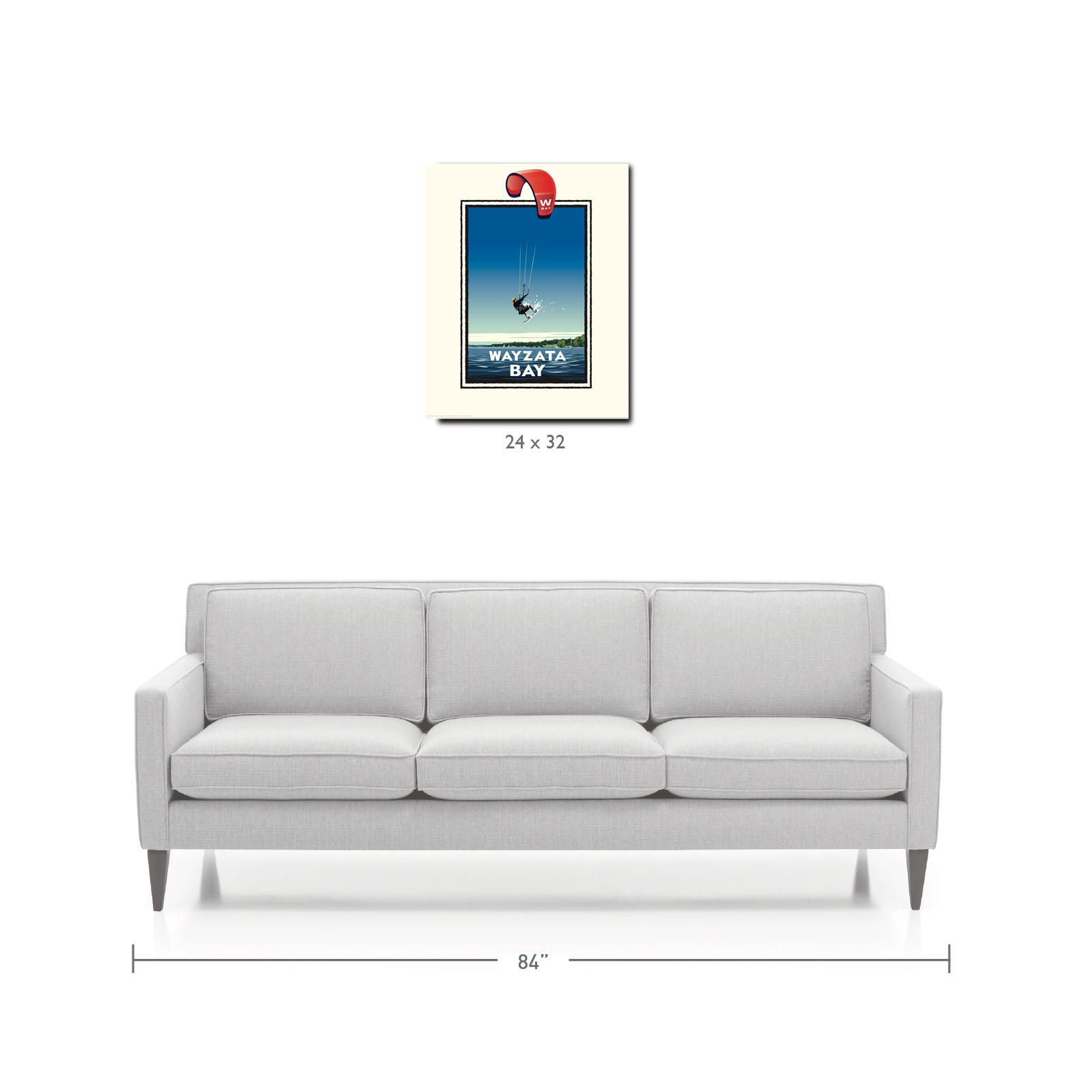 Landmark MN | Lake Minnetonka Wayzata Bay Art Print