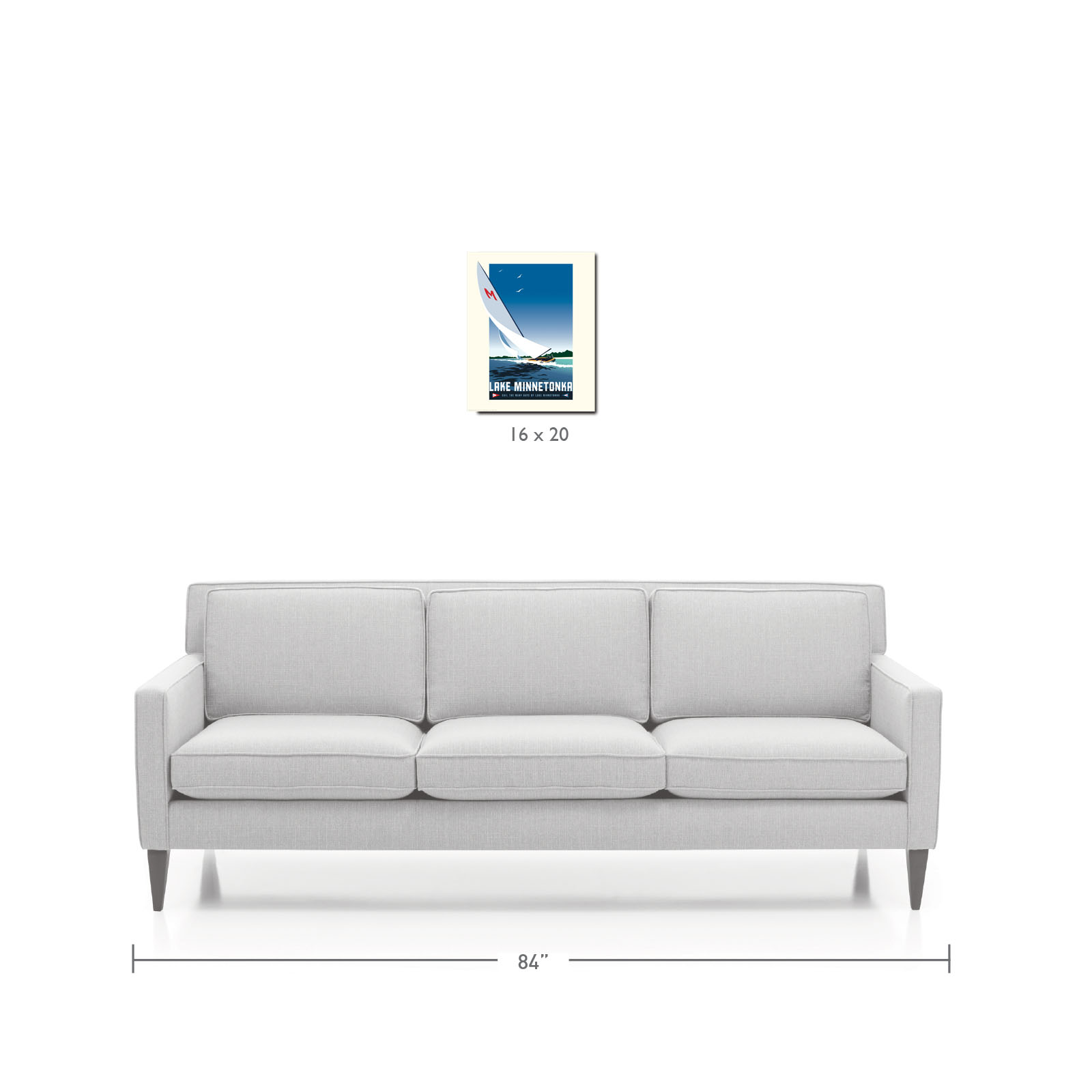 Landmark MN | Lake Minnetonka Yacht Clubs Art Print