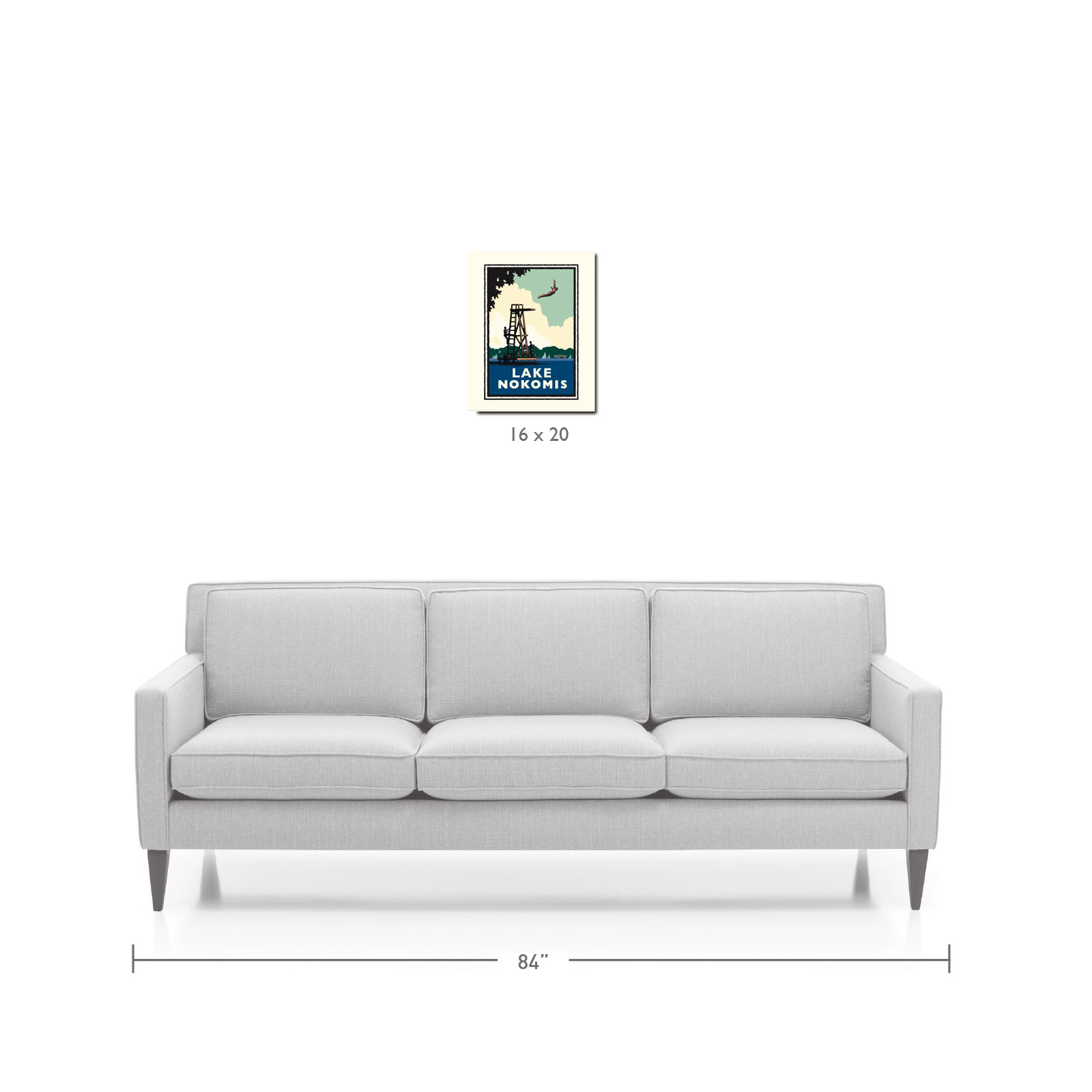 Landmark MN | Lake Nokomis High Dive Minneapolis Art Print