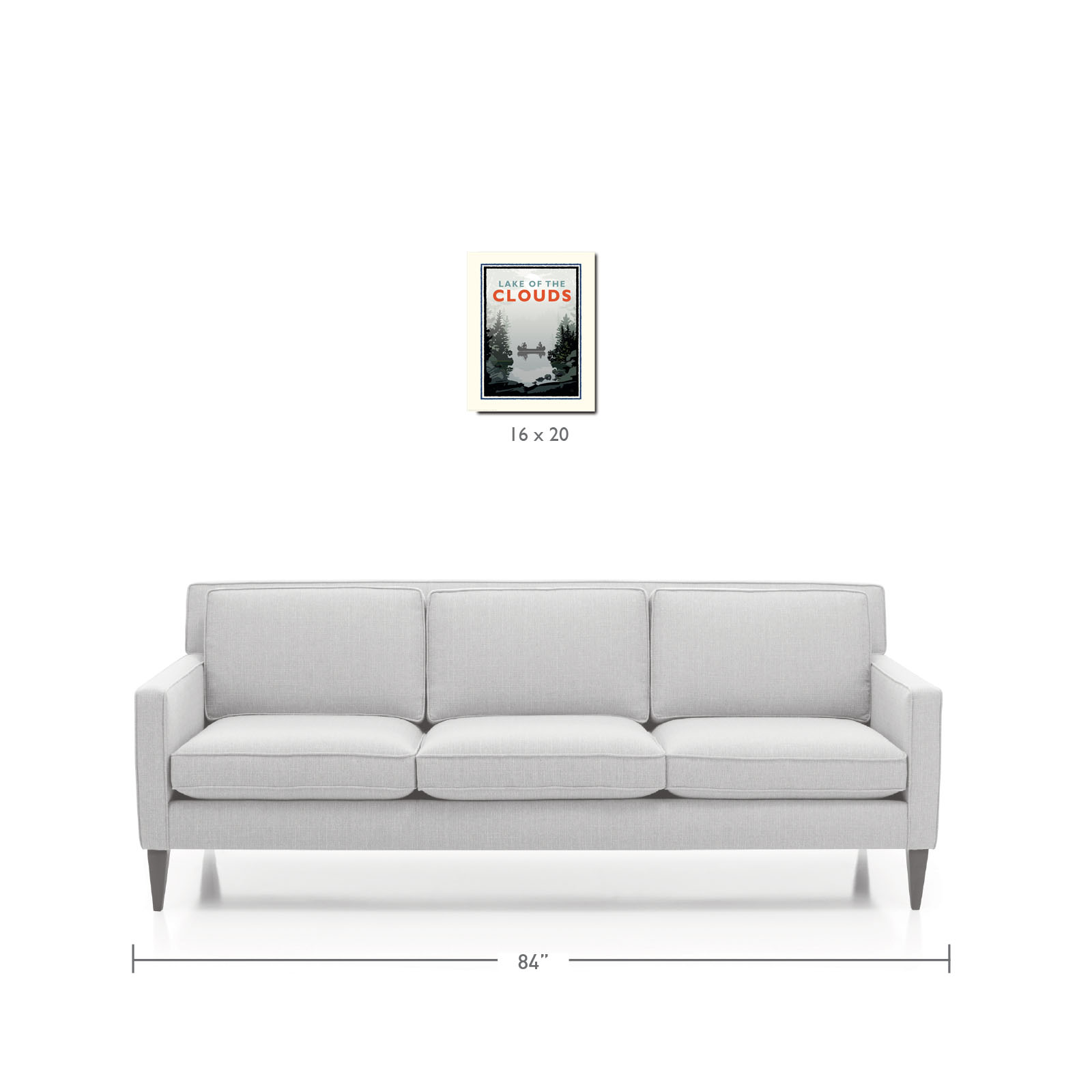 Lake of the Clouds — Michigan Art Print