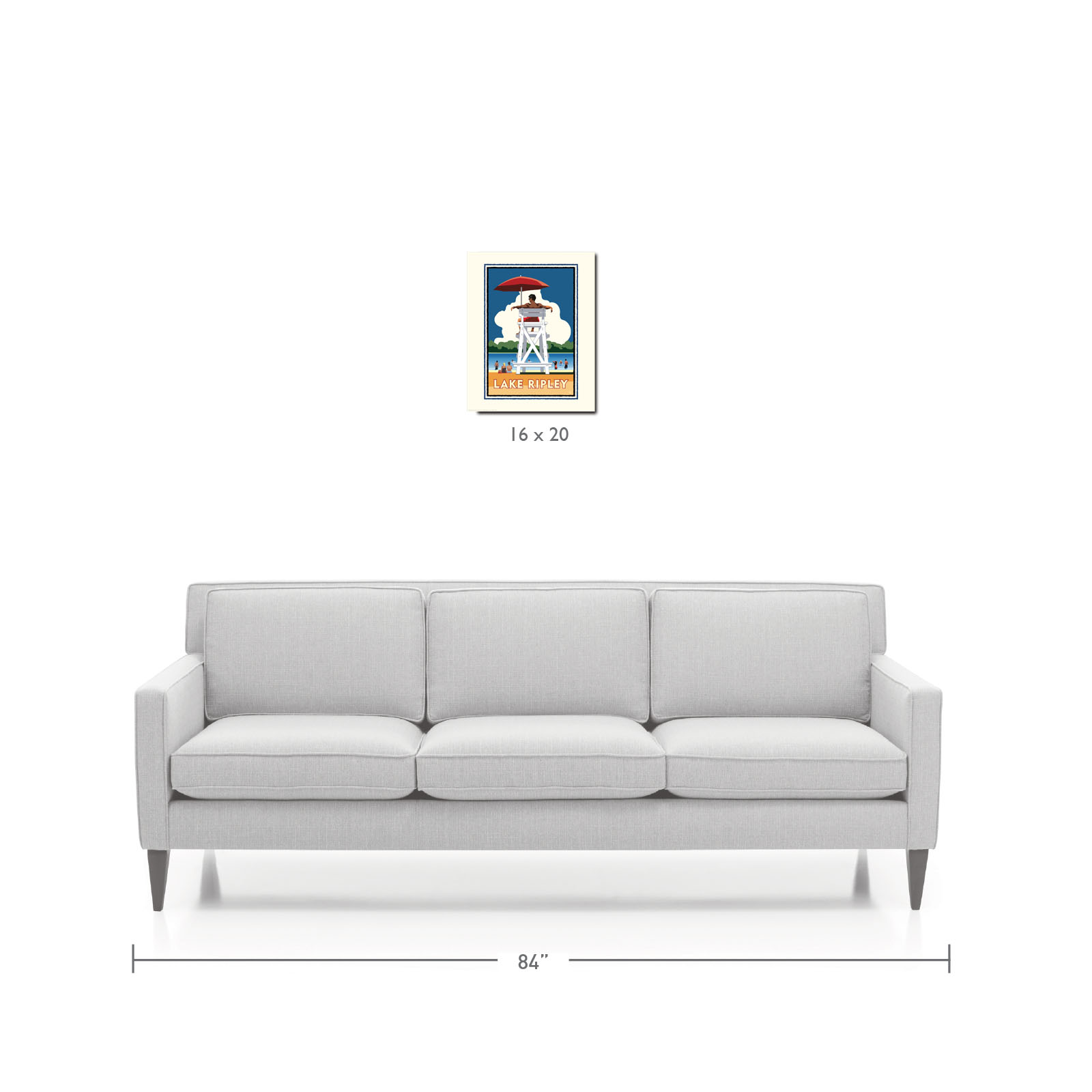 Landmark MN | Lake Ripley Litchfield Art Print