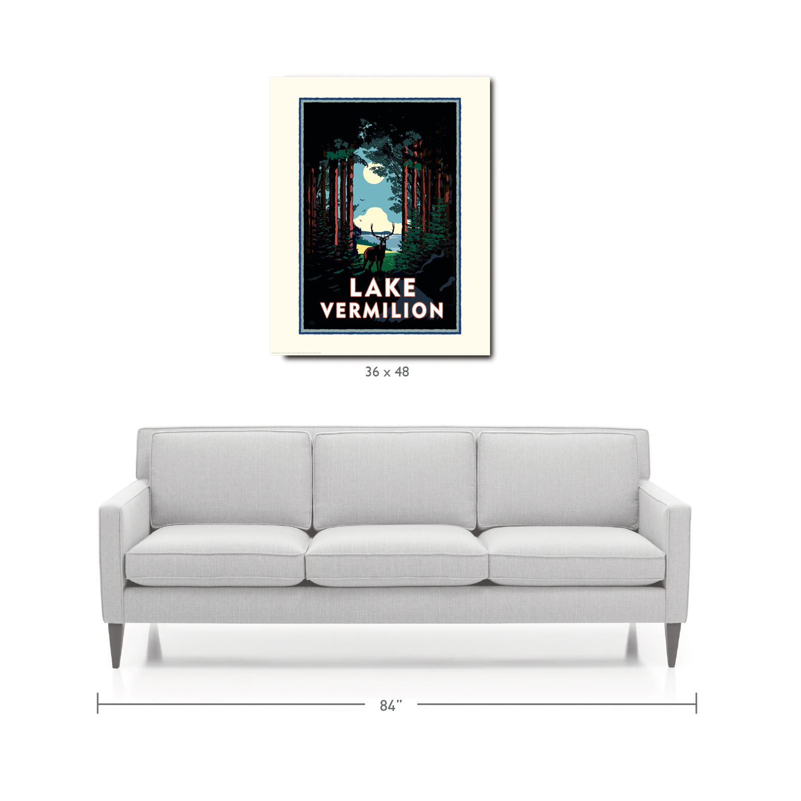 Landmark MN | Lake Vermilion Arrowhead Art Print