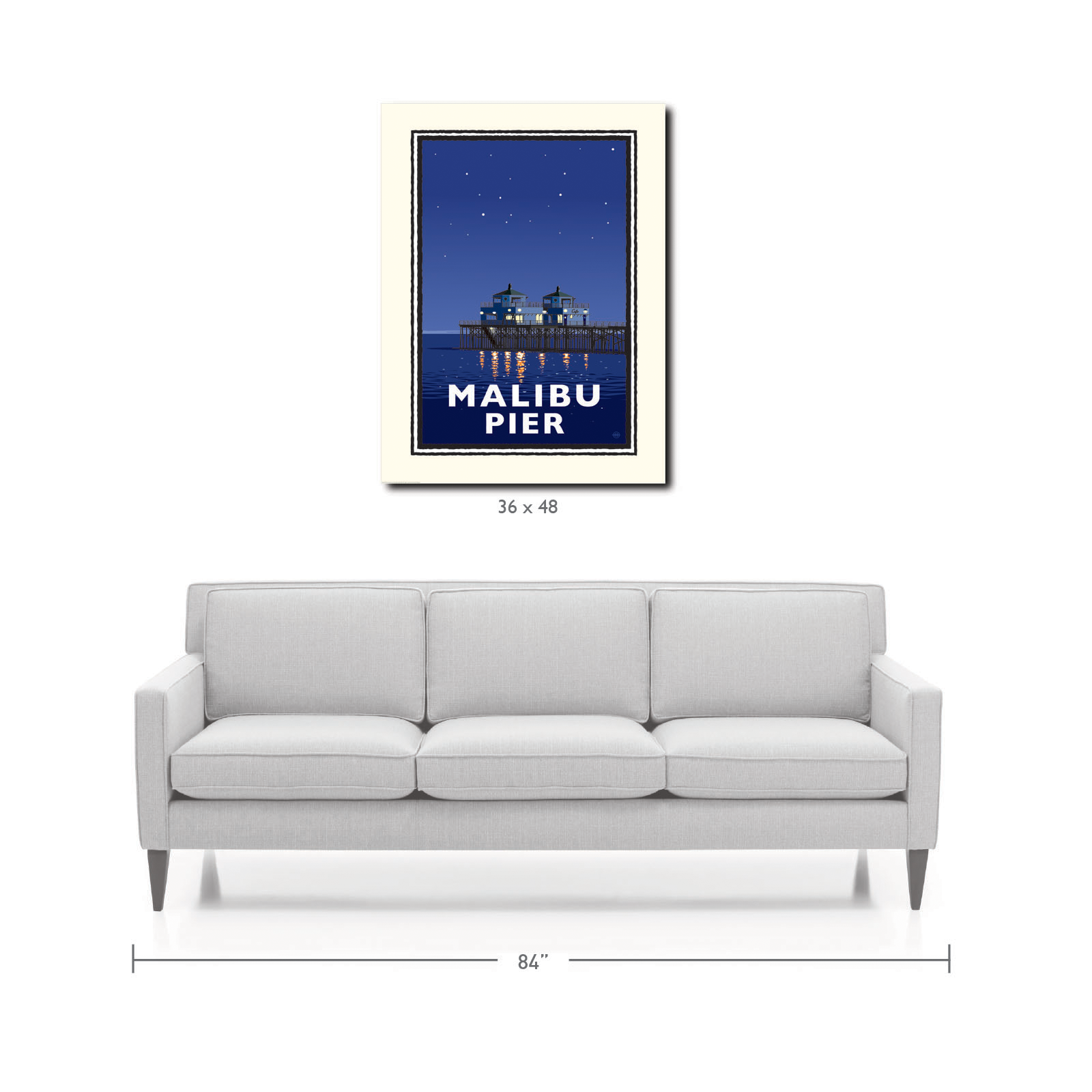 Landmark CA | Malibu Pier Night