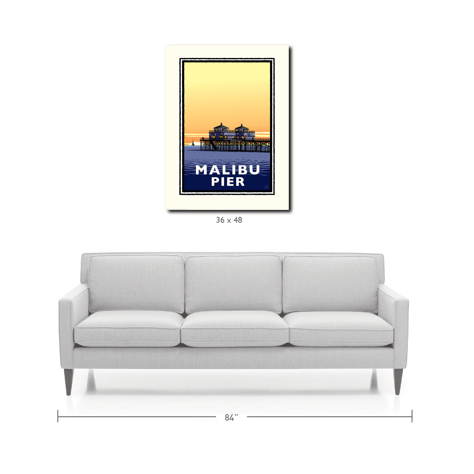 Landmark CA | Malibu Pier Sunset