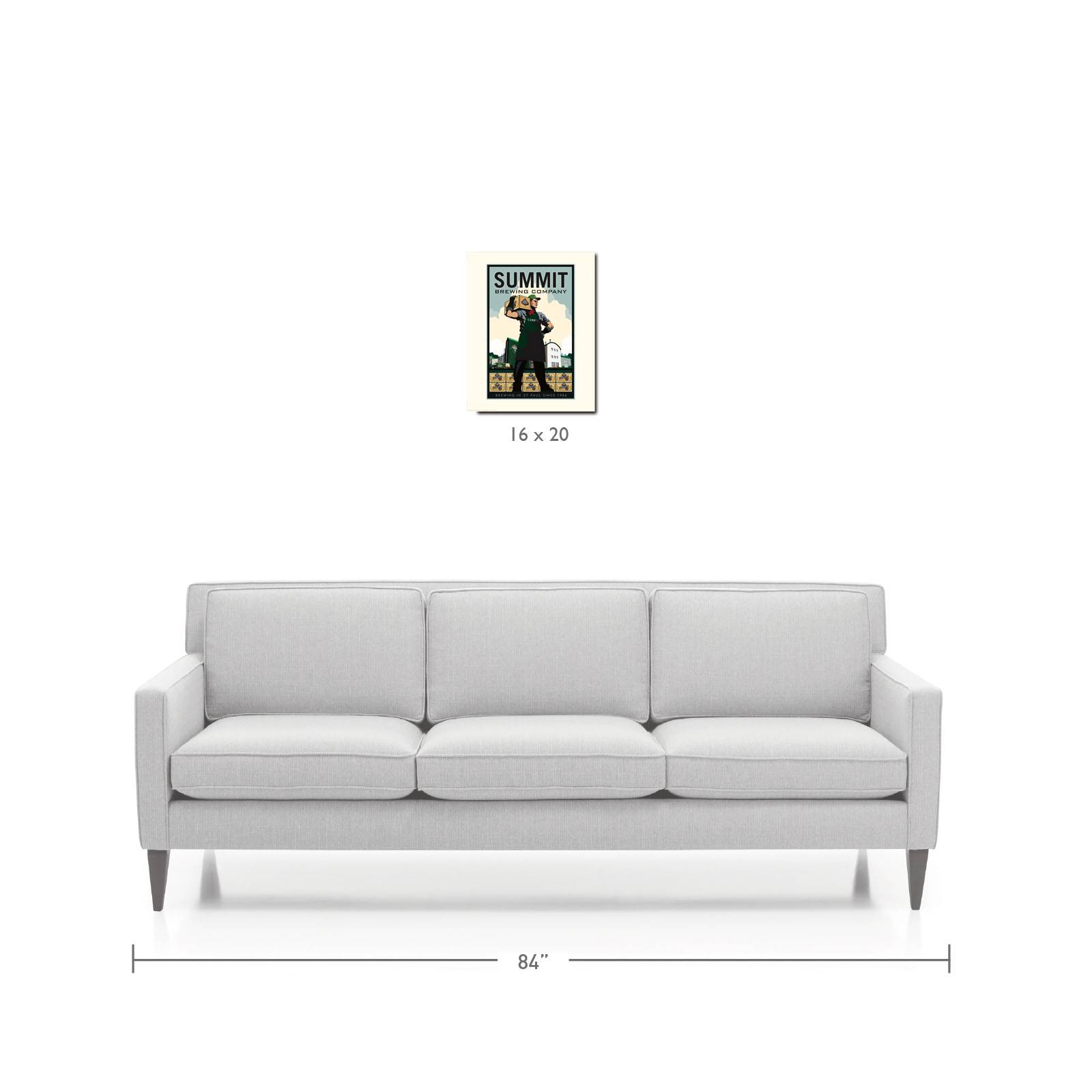 Landmark MN | Summit Brewing Company Mann Art Print