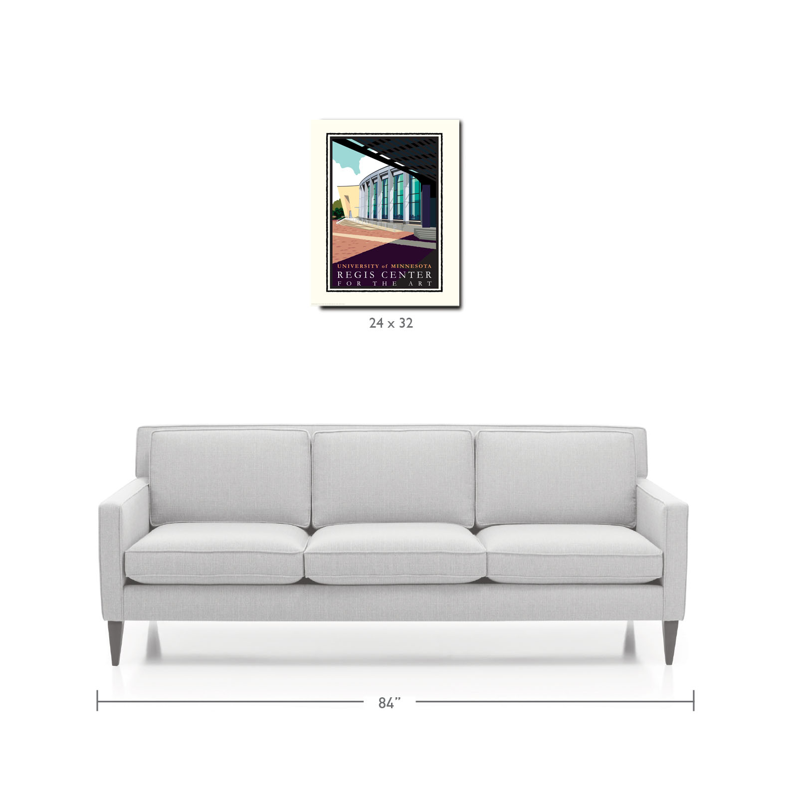 Landmark MN | University of Minnesota CLA Regis Center for Art Art Print