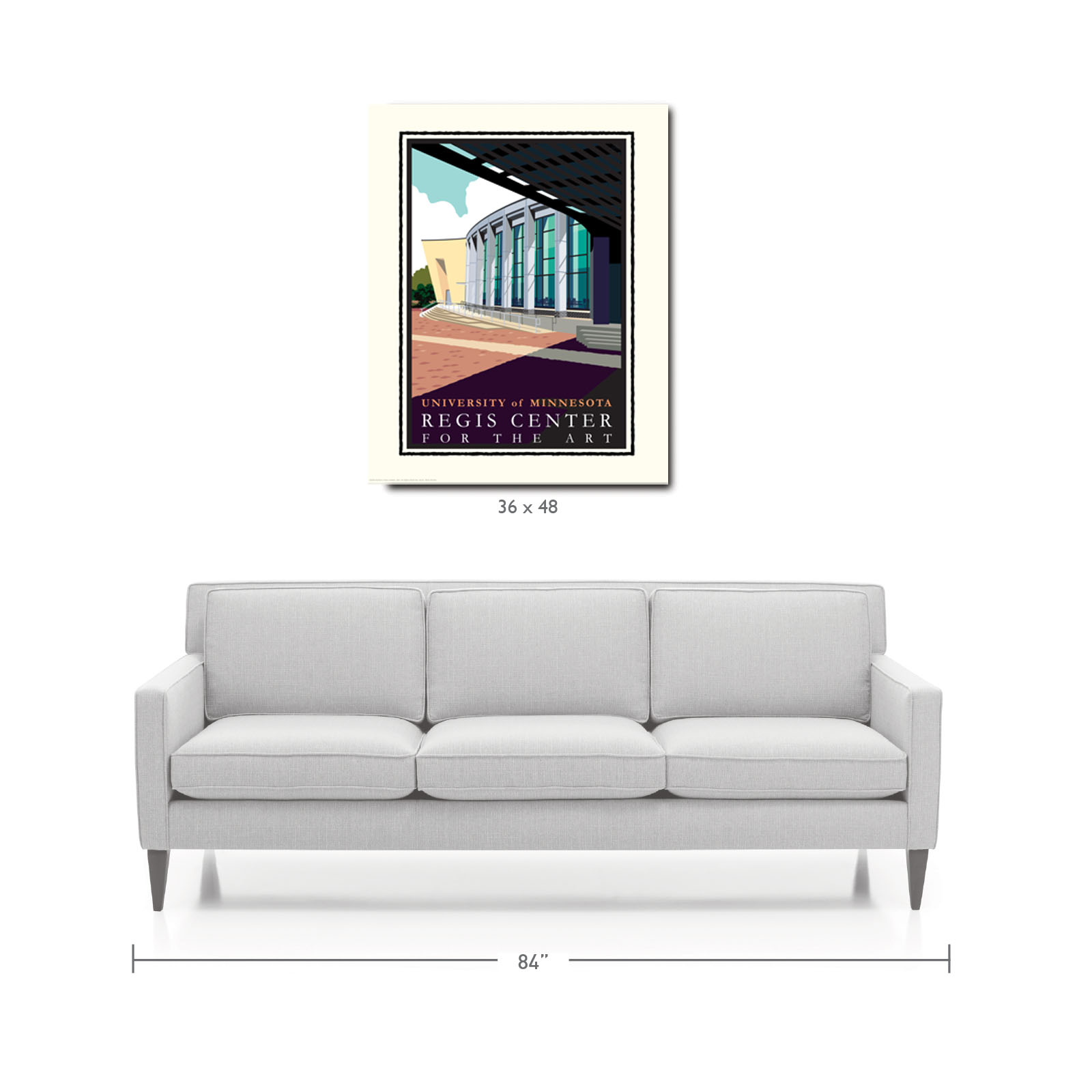 Landmark MN | University of Minnesota CLA Regis Center for Art Art Print