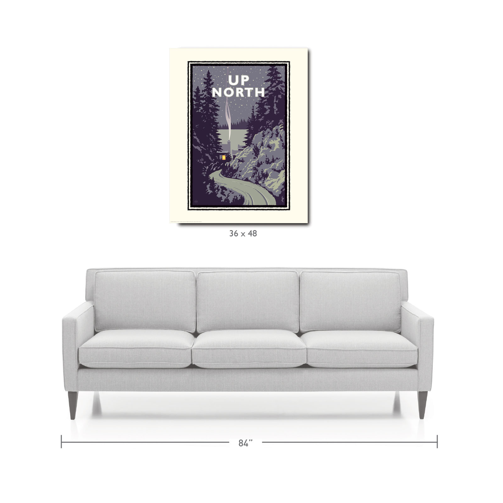 Custom Up North Art Print