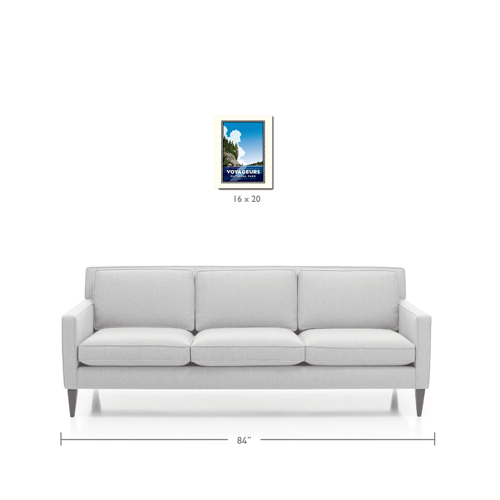 Landmark National Parks | Voyageurs Blue Sky Fishing Art Print